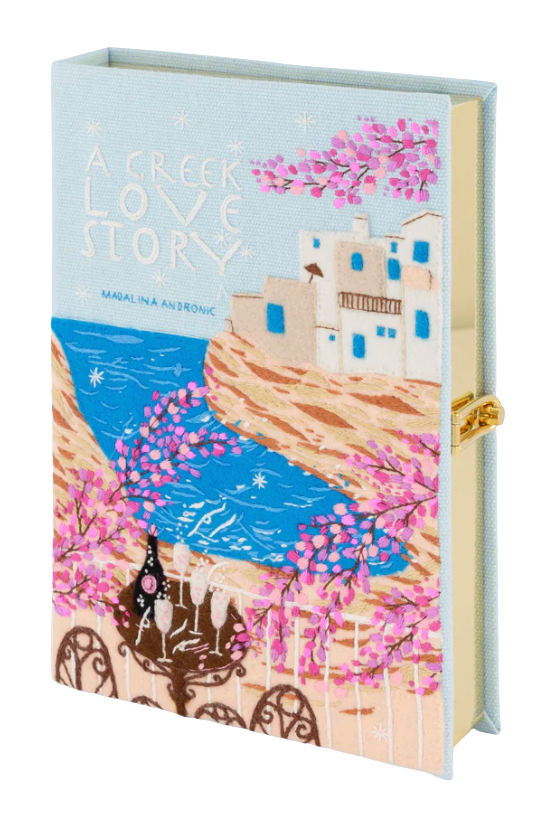 A Greek Love Story Book Clutch by Olympia Le Tan
