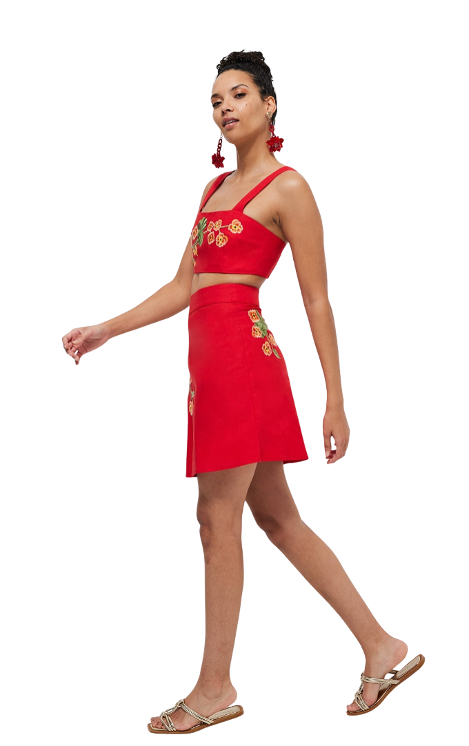 BURCU SKIRT SET by Fanm Mon