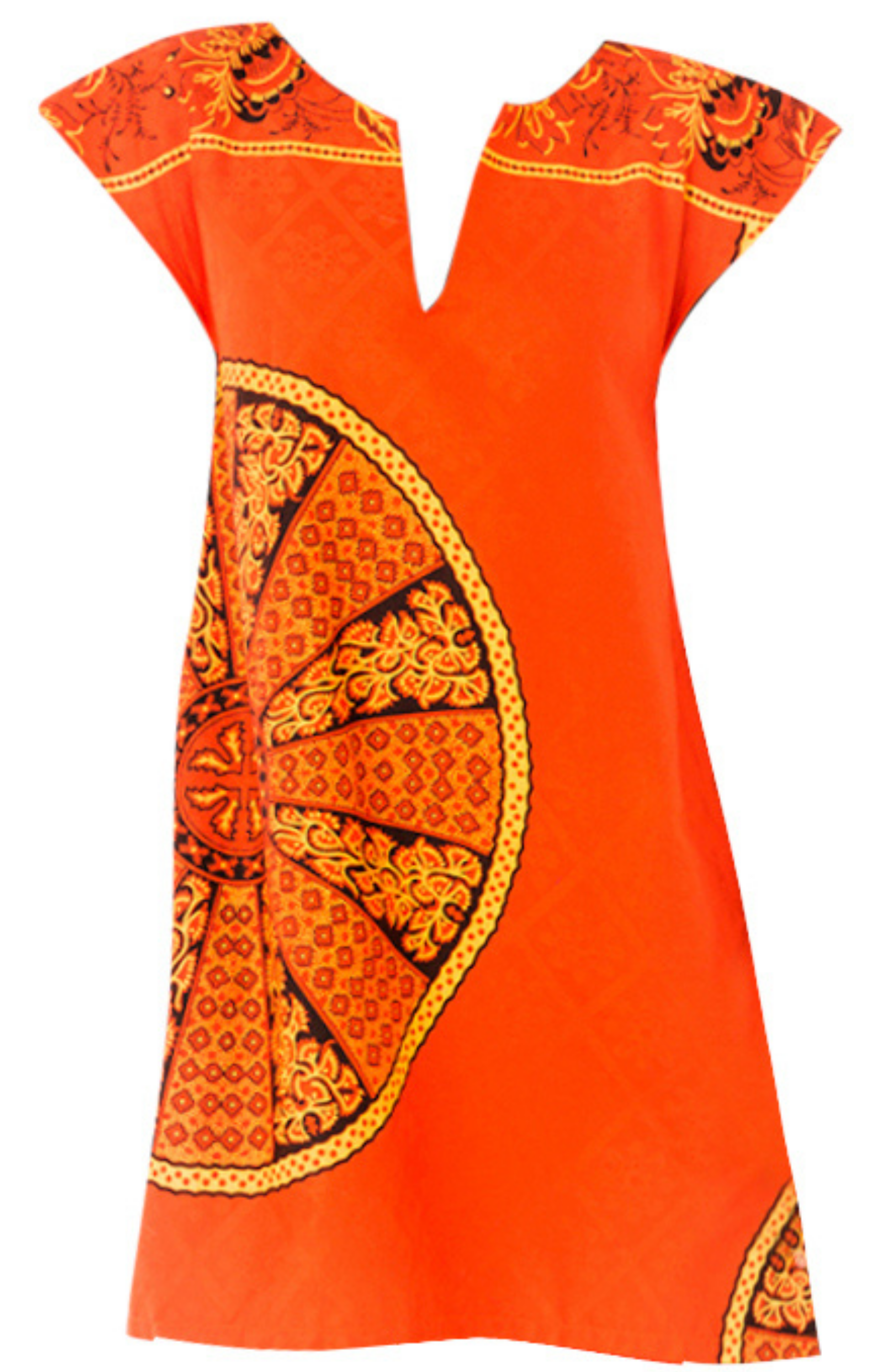 Tangerine Akili Shift Dress IV by NeoBantu