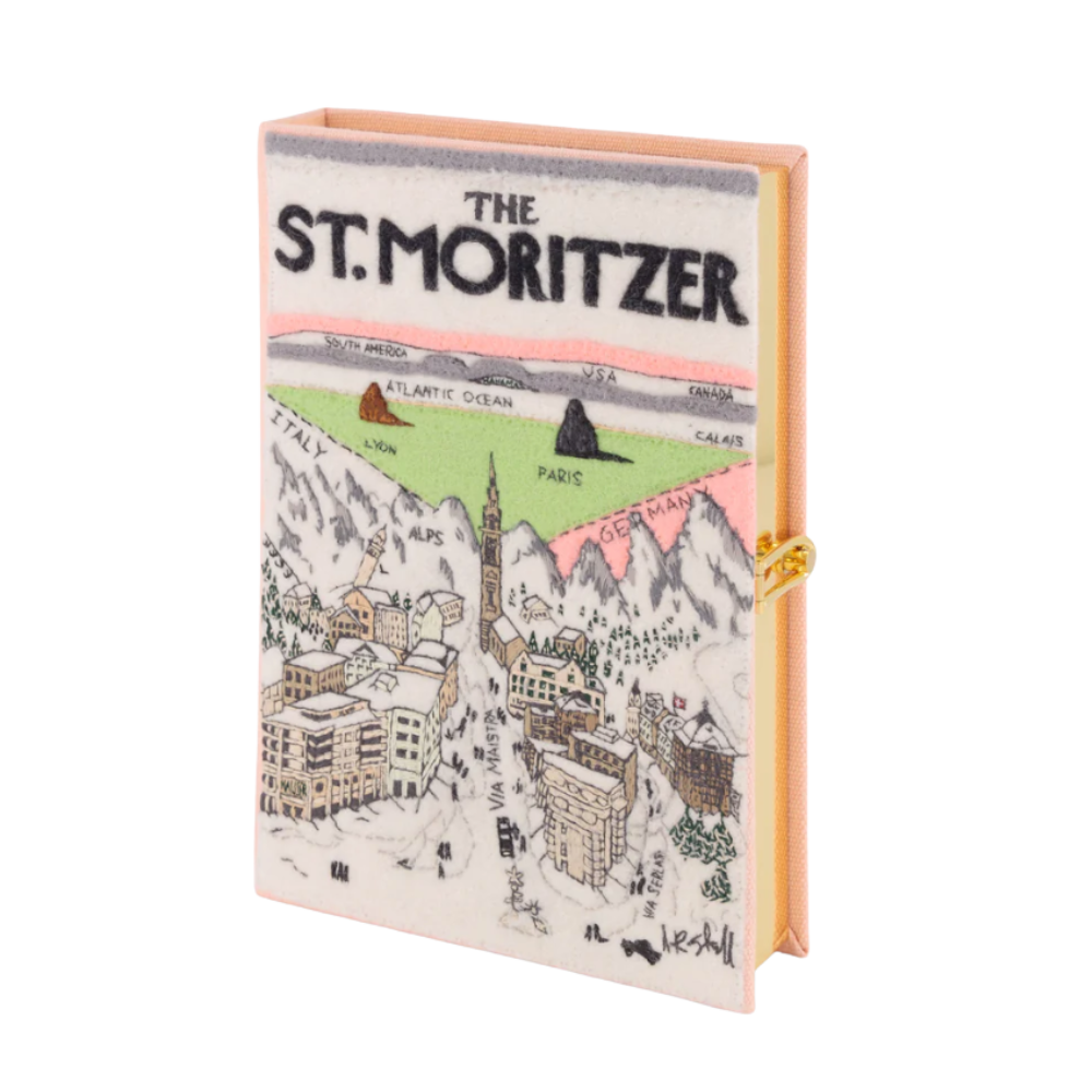 The St. Moritzer Book Clutch by Olympia Le-Tan