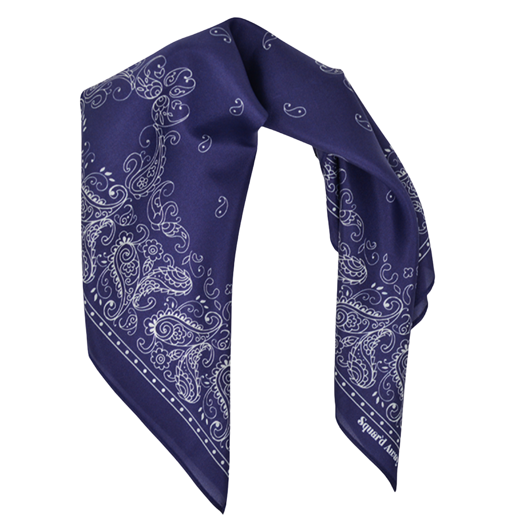 The Badlands- Navy Scarf by Squar'd Away