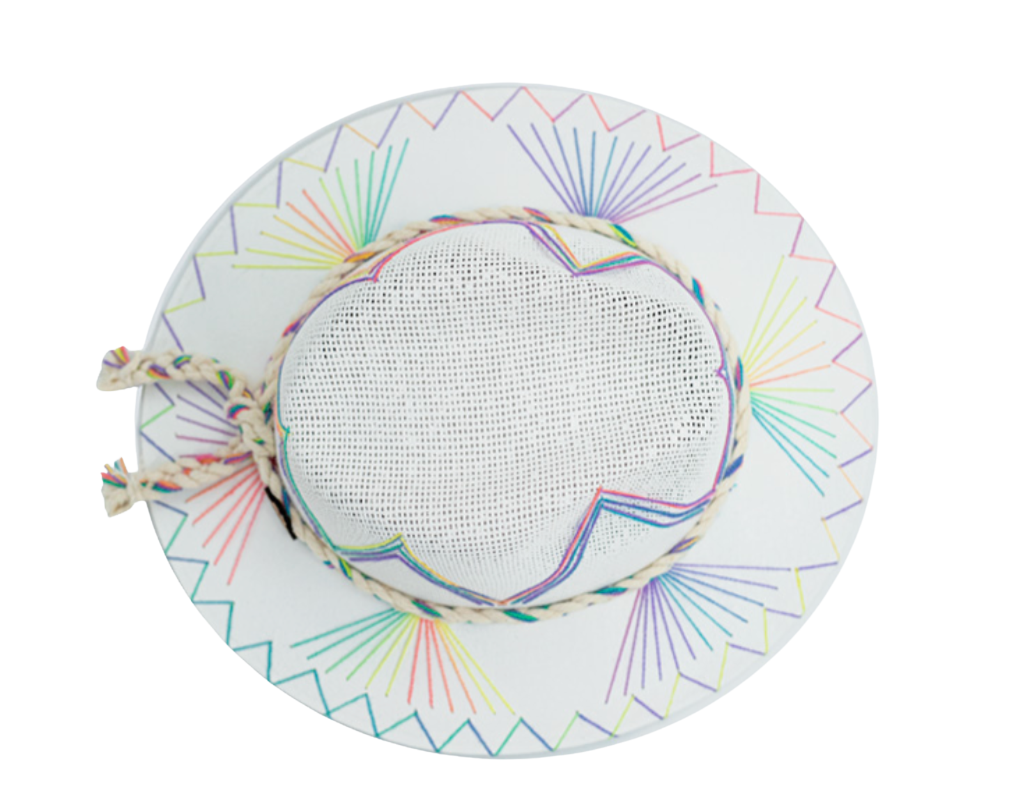 Rainbow Isabella Bebe Hat by Corazon Playero