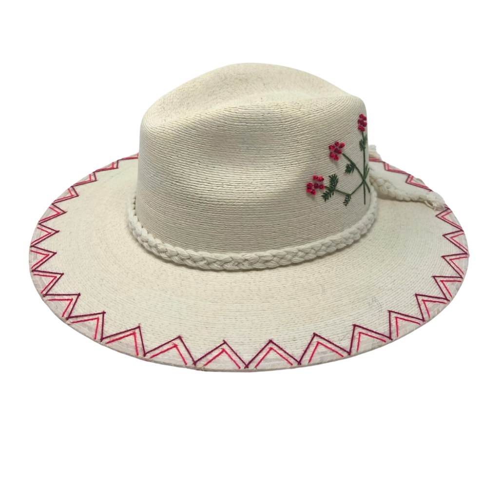 Red Bonnet Hat by Corazon Playero