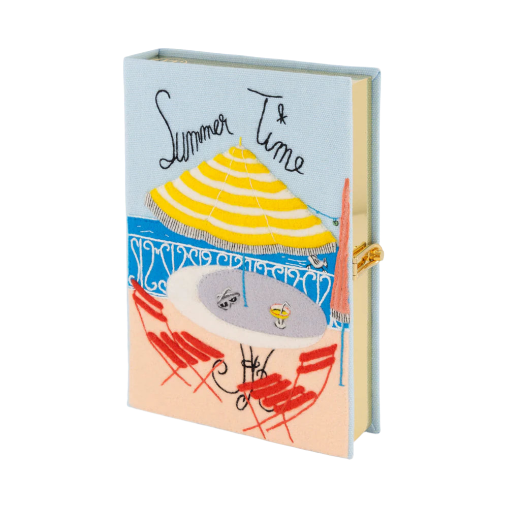 Summer Time Book Clutch by Olympia Le Tan