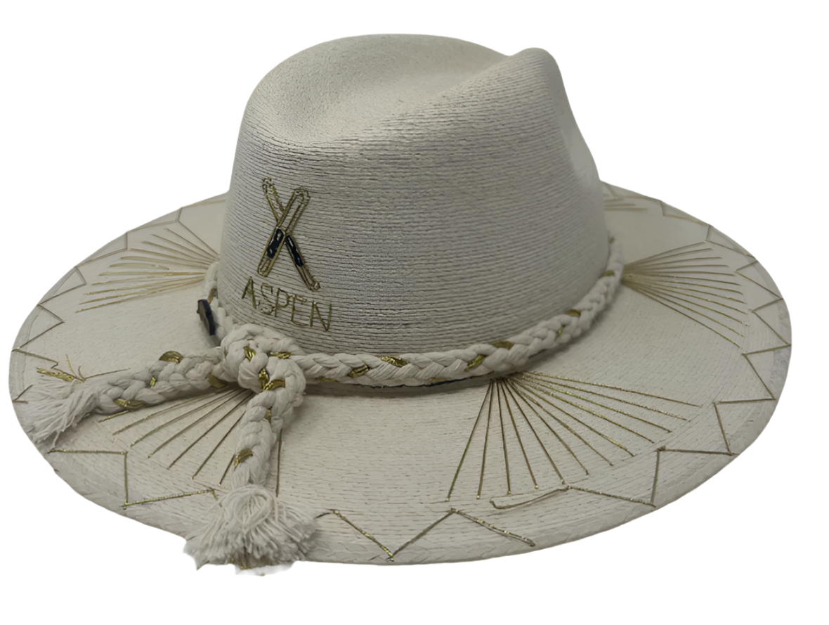 Exclusive Gold Aspen Hat by Corazon Playero