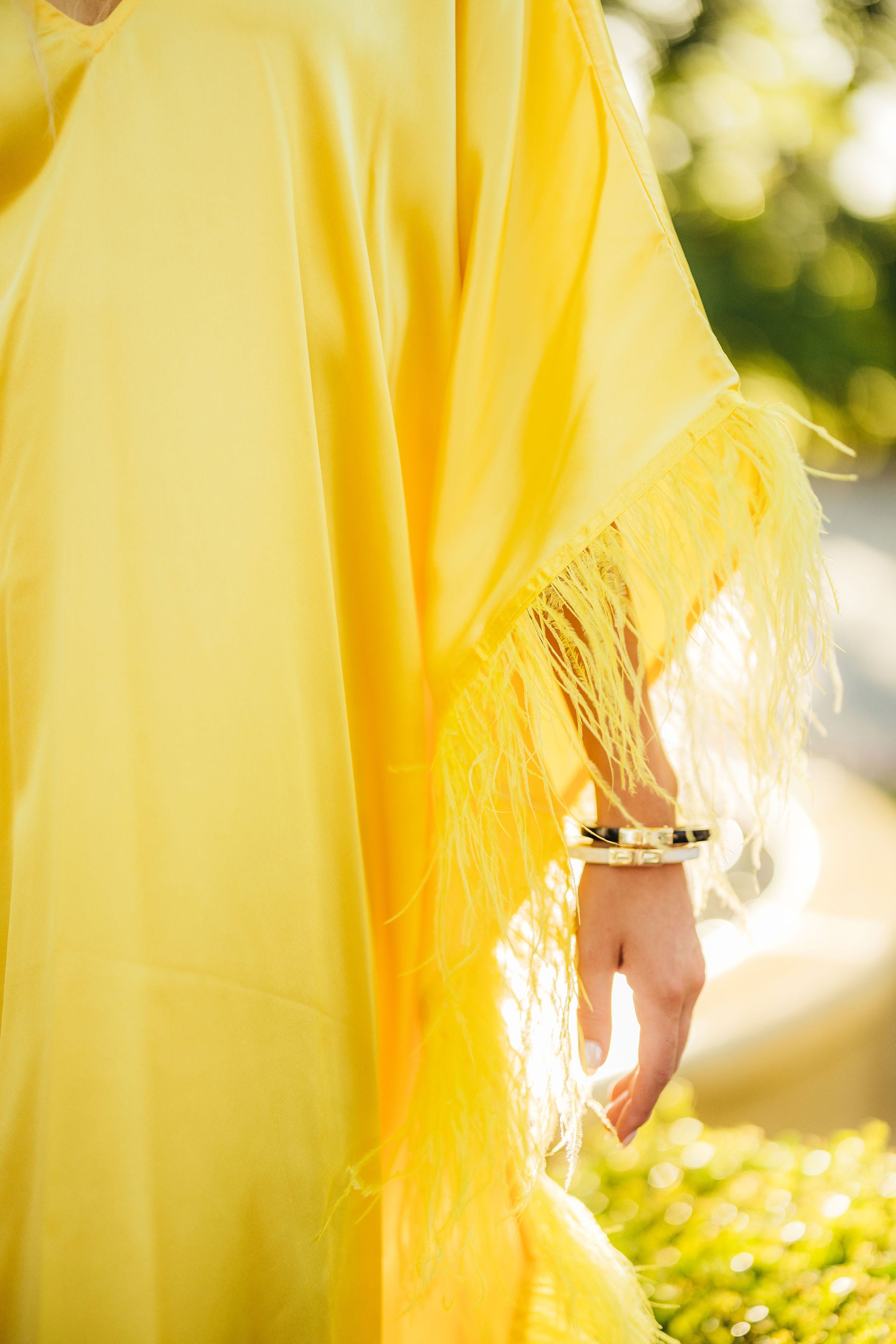 Firenze Feathers - Yellow by Tela Mercantile