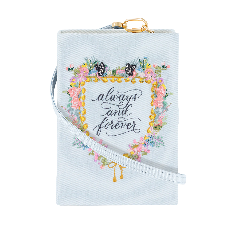 Always and Forever Strapped Book Clutch by Olympia Le Tan