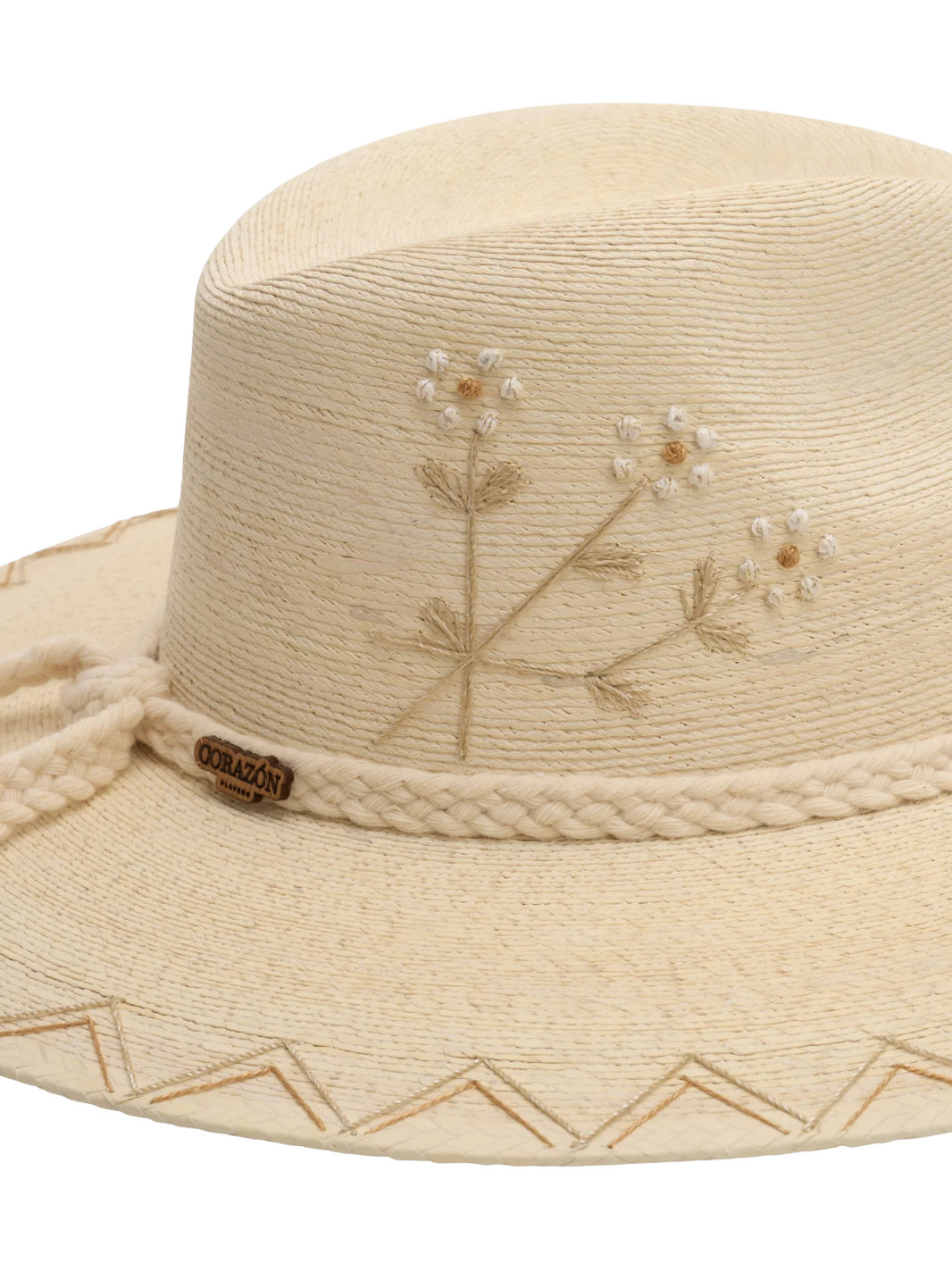 White Bonnet Hat by Corazon Playero