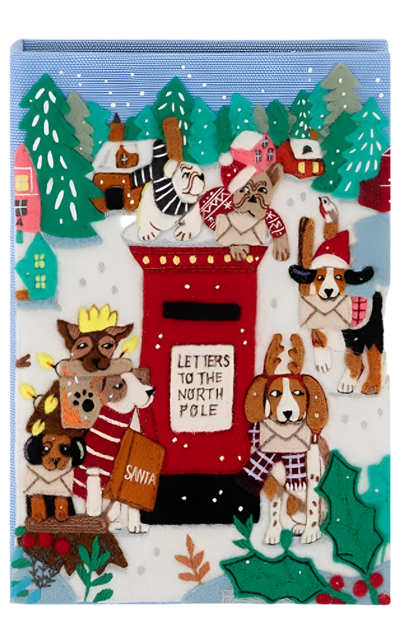 Letters to the North Pole Book Clutch by Olympia Le Tan