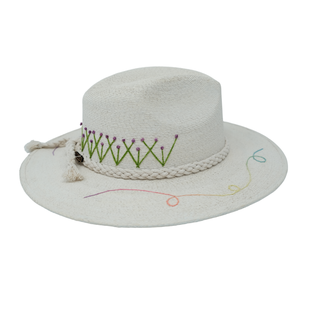 Exclusive Purple Stella Vine Hat by Corazon Playero - Preorder