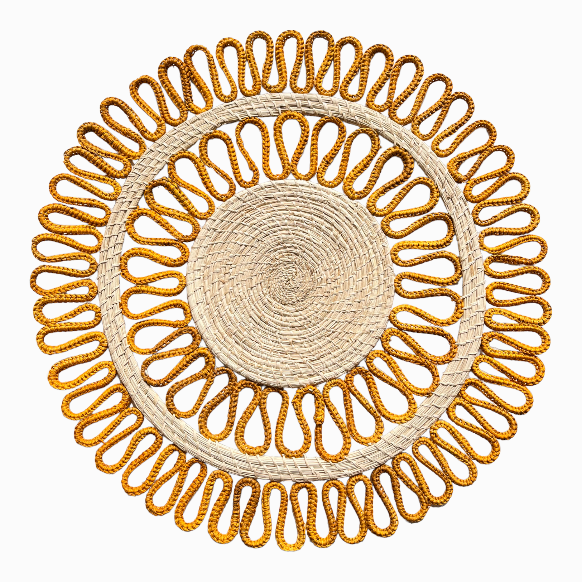 Magnolia Dos Placemat - Iraca Palm by Coro Cora