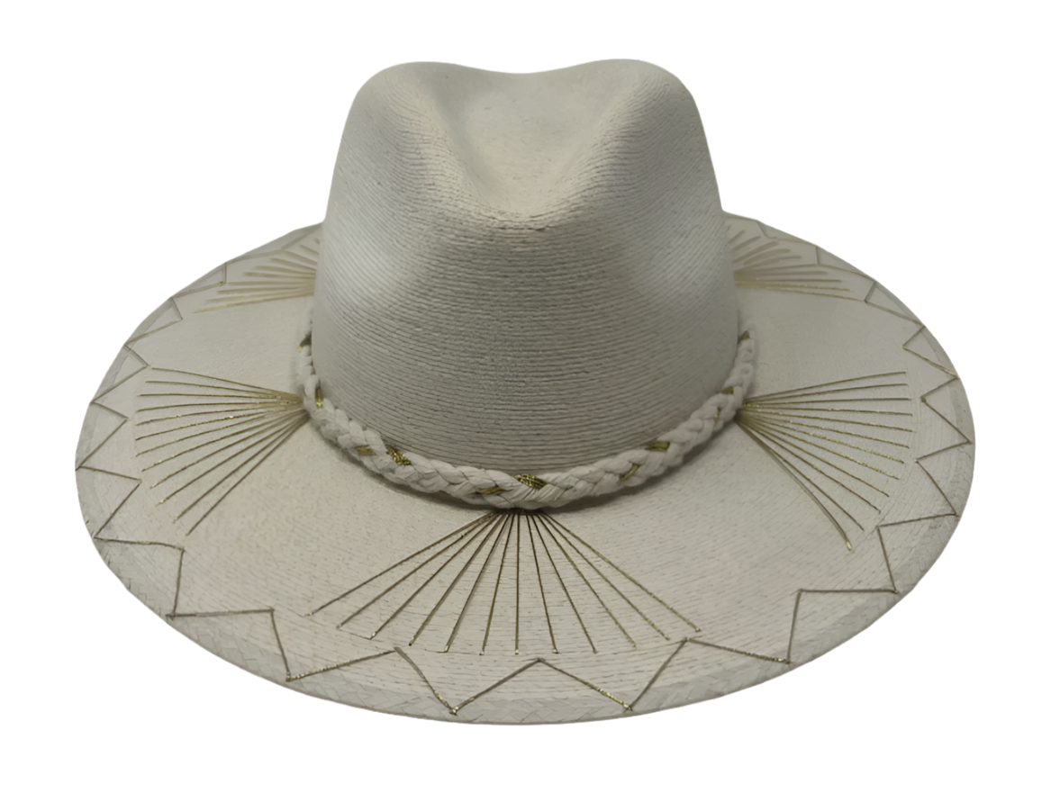 Exclusive Gold Aspen Hat by Corazon Playero