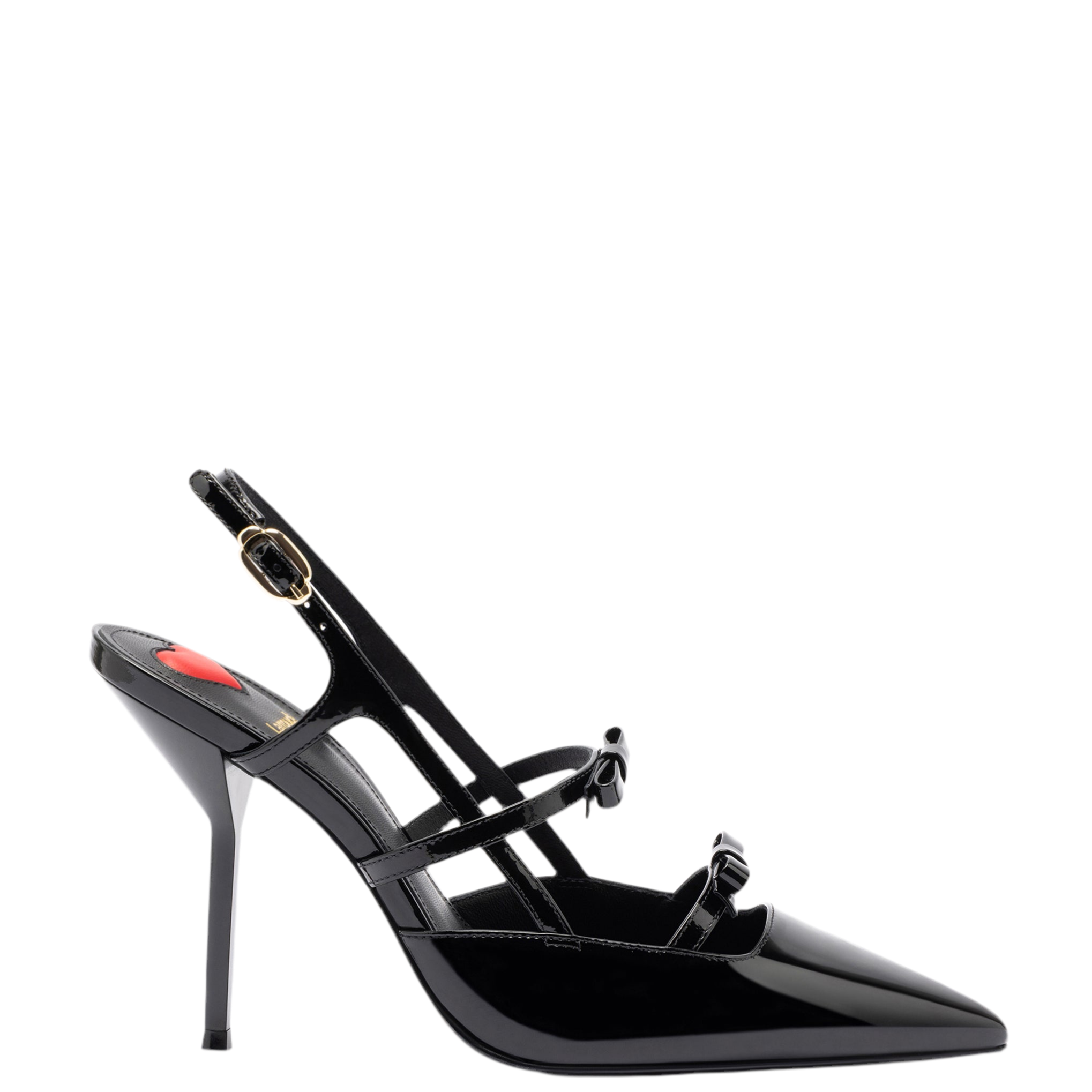 Brooks Pump In Black Patent Leather by Larroudé