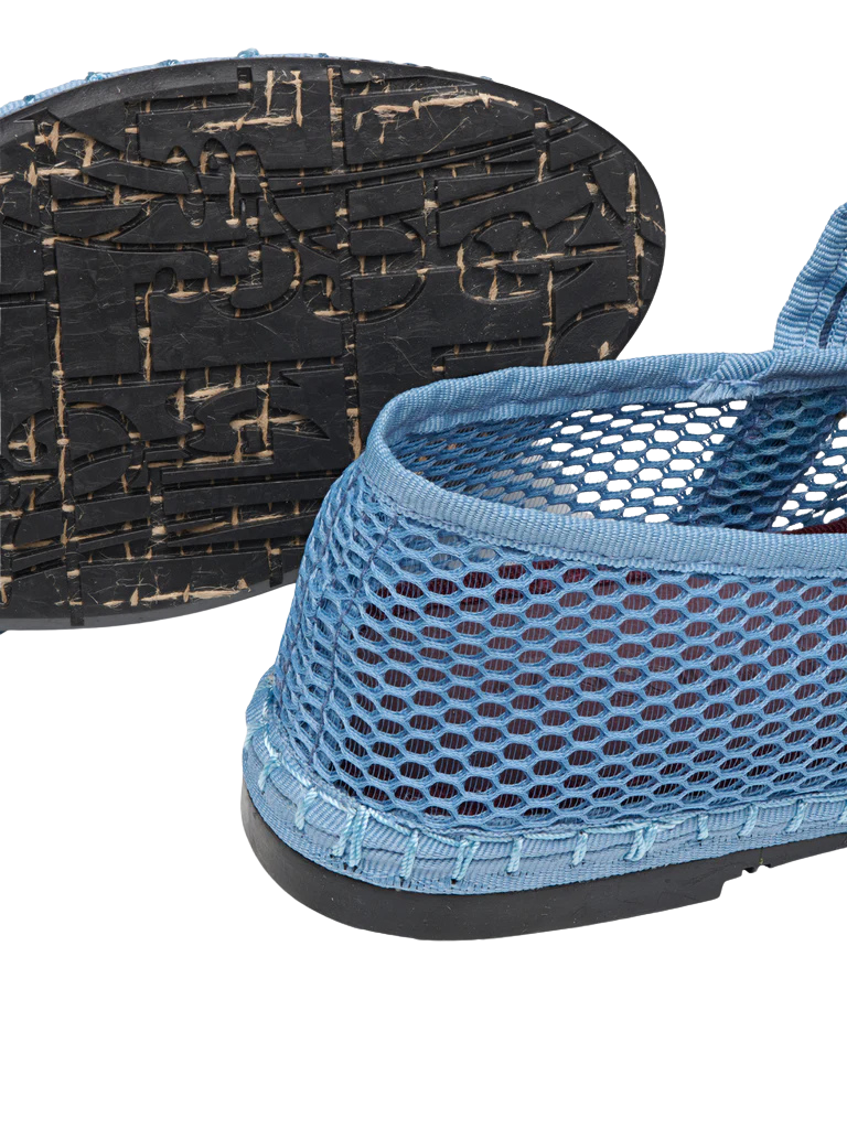 Isabella Mesh Flats - Blue by Flabelus