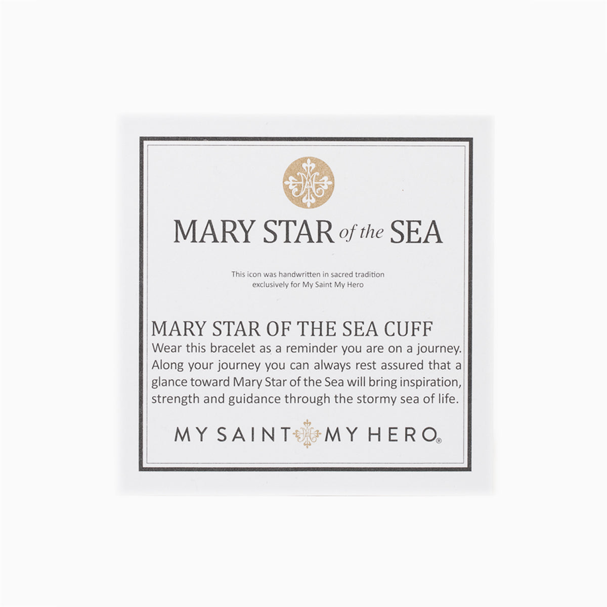 Mary Star of the Sea Cuff by My Saint My Hero