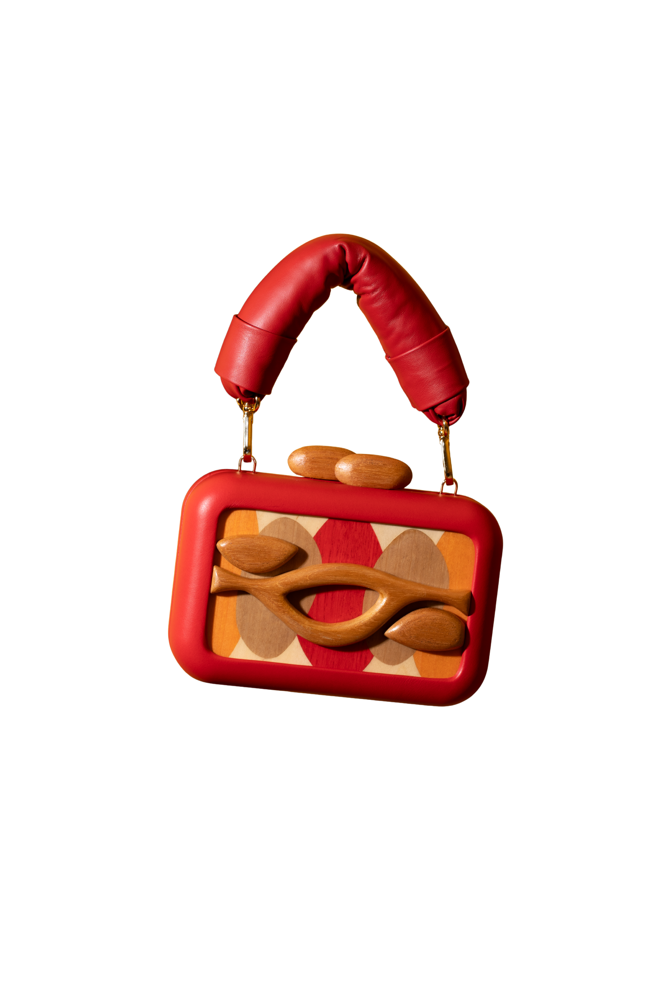 Simetris Isometra Red Clutch by Sy&Vie