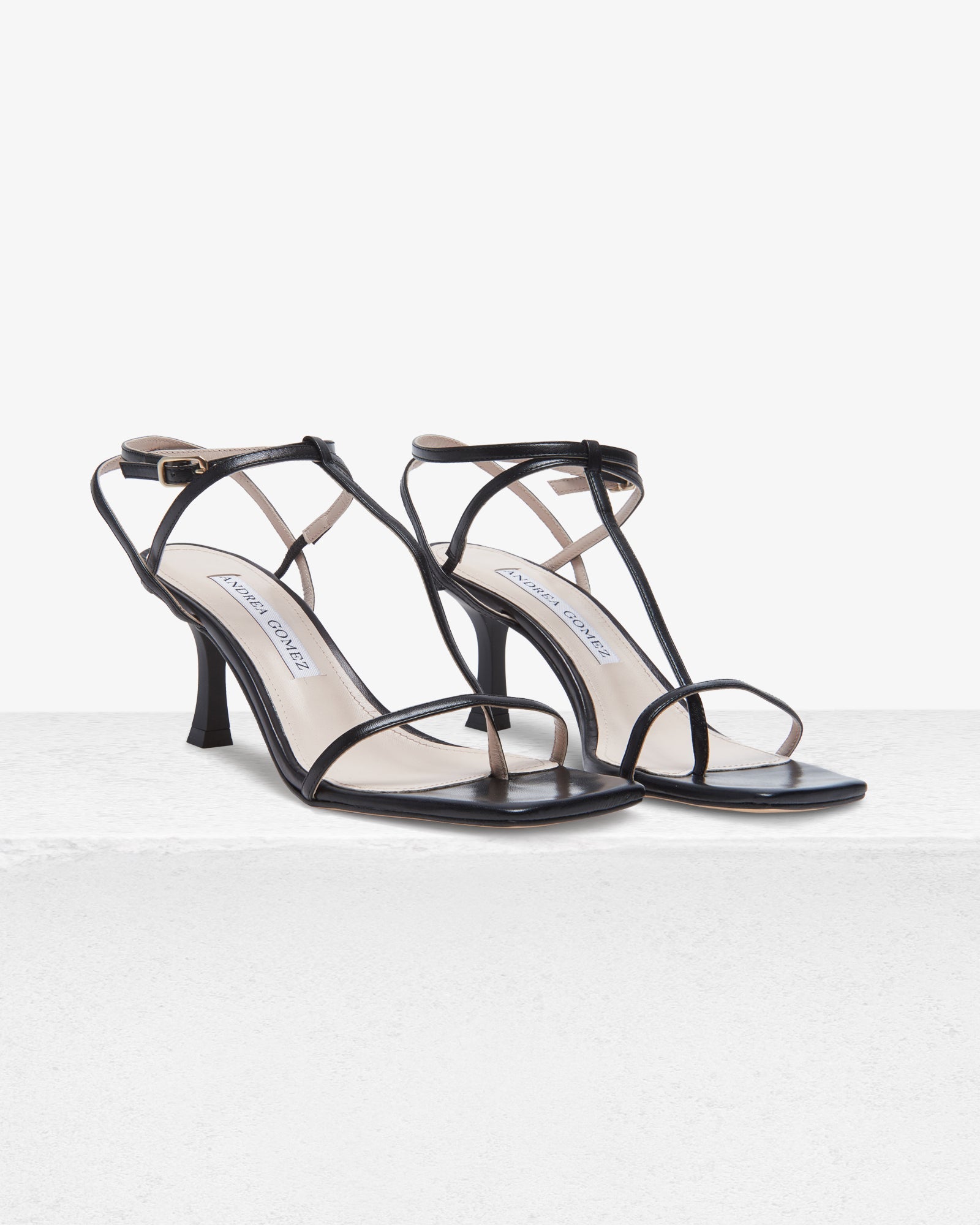 Alana Black Sandal by Andrea Gomez