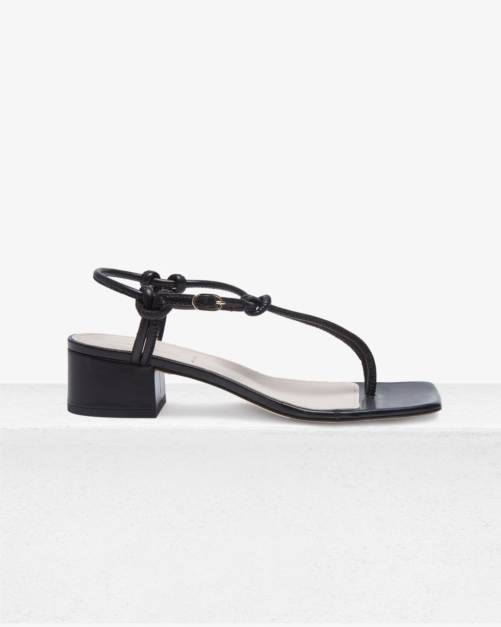 Alexa Black Sandal by Andrea Gomez