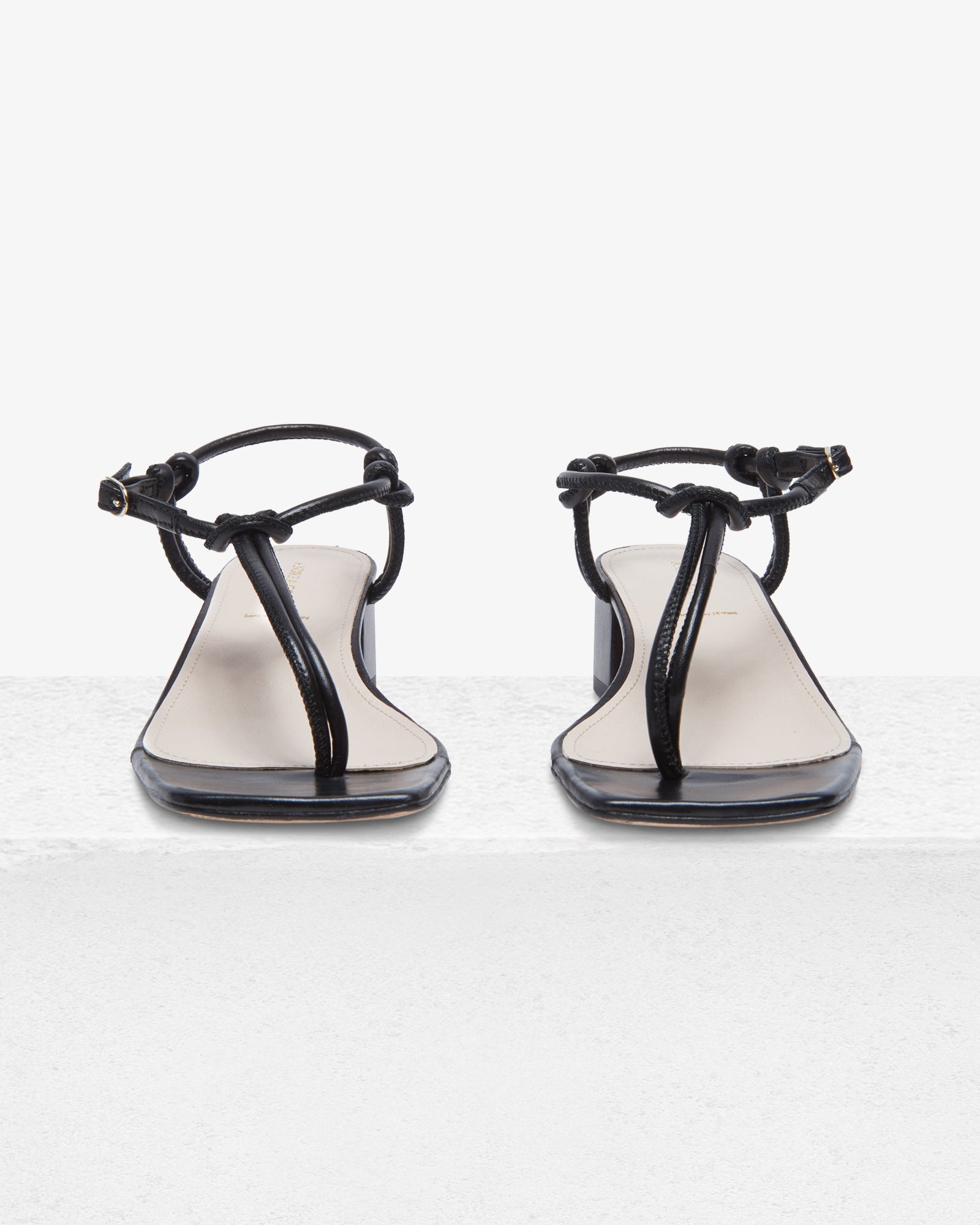 Alexa Black Sandal by Andrea Gomez