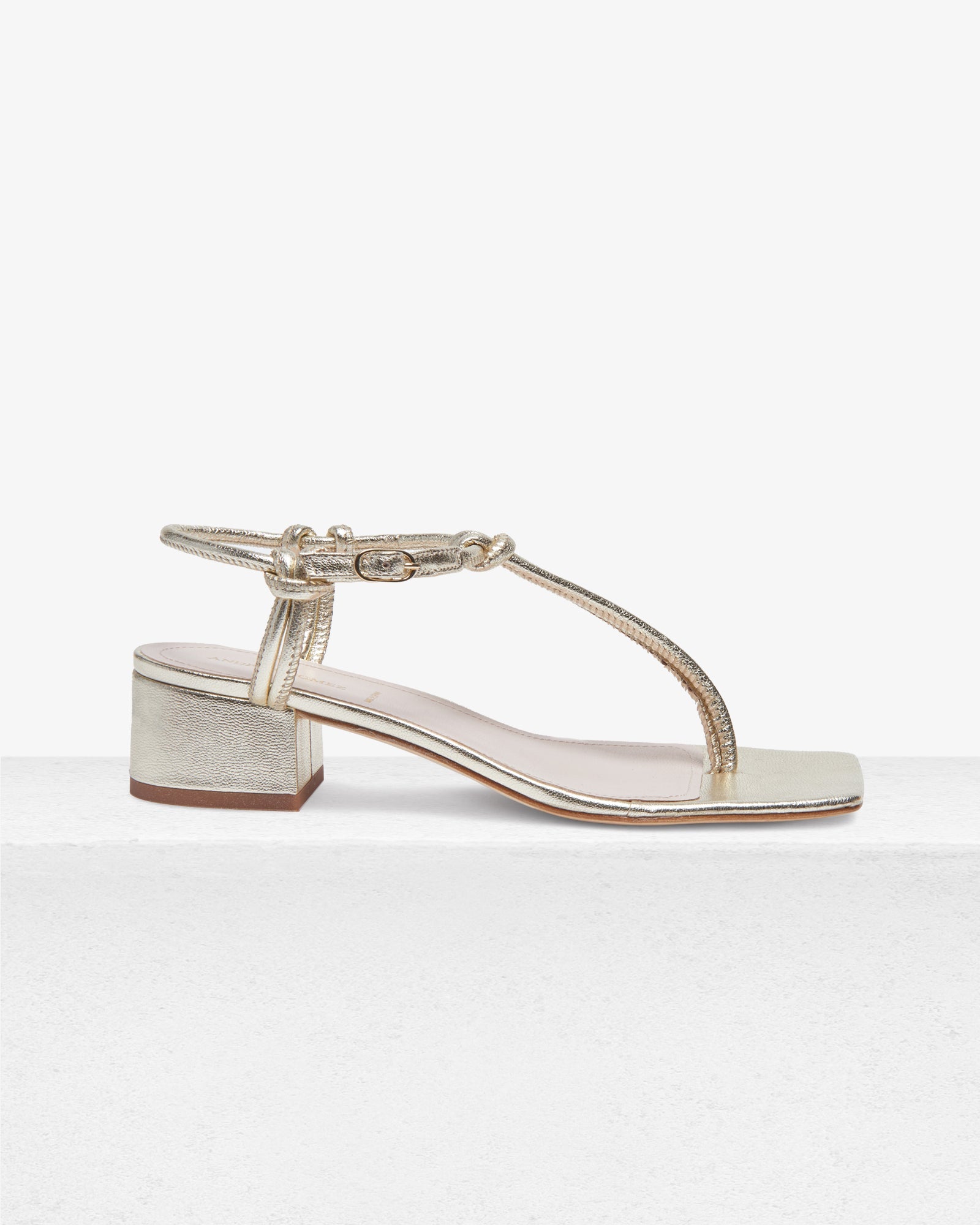 Alexa Gold Sandal by Andrea Gomez