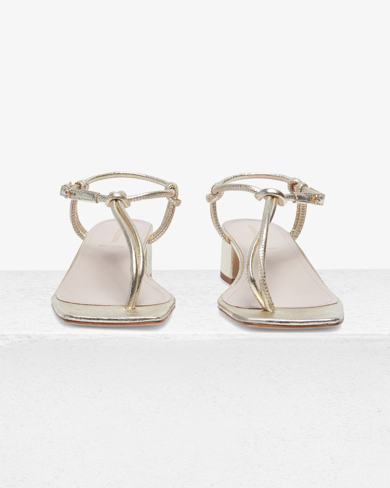 Alexa Gold Sandal by Andrea Gomez