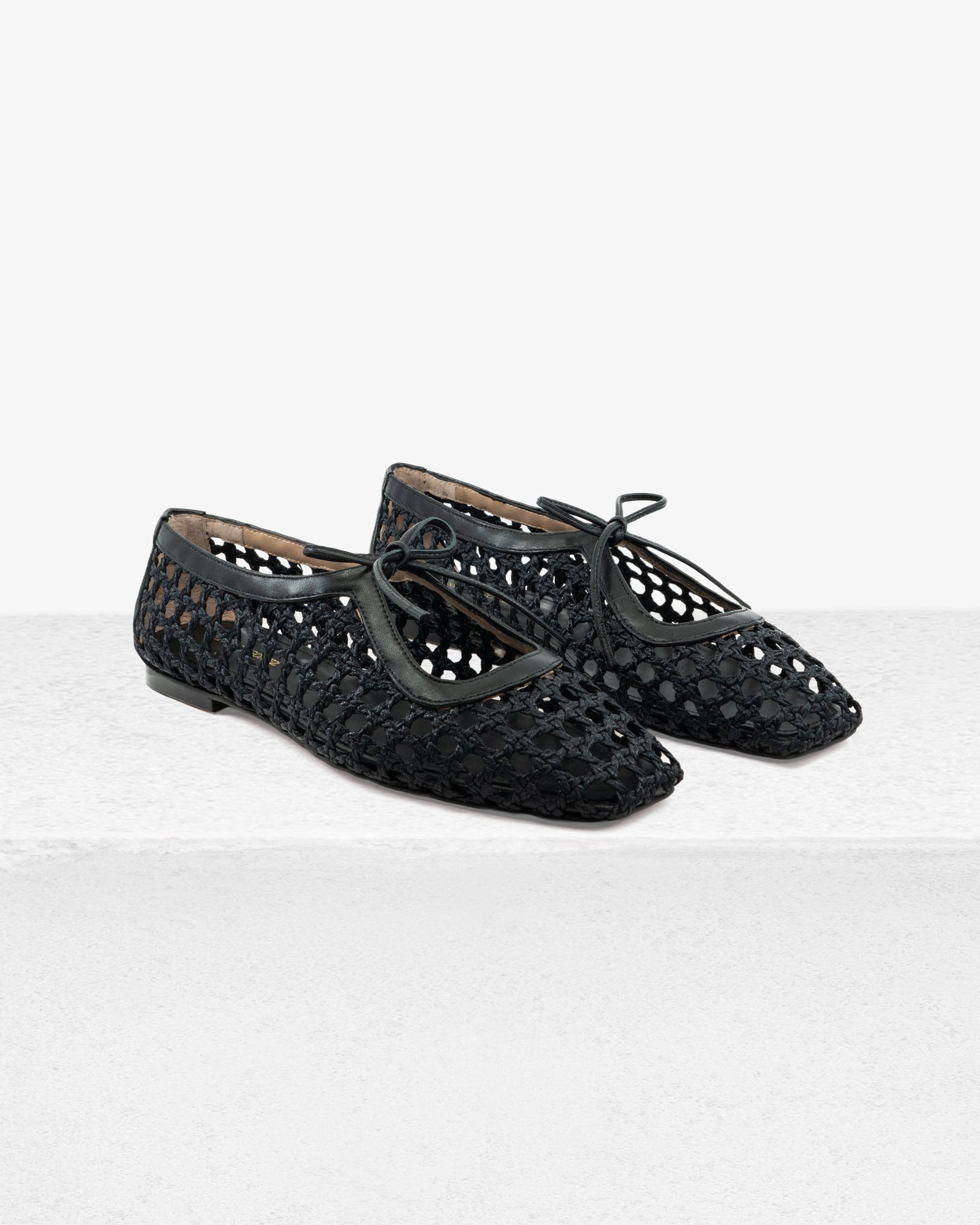 Amelia Black Raffia by Andrea Gomez