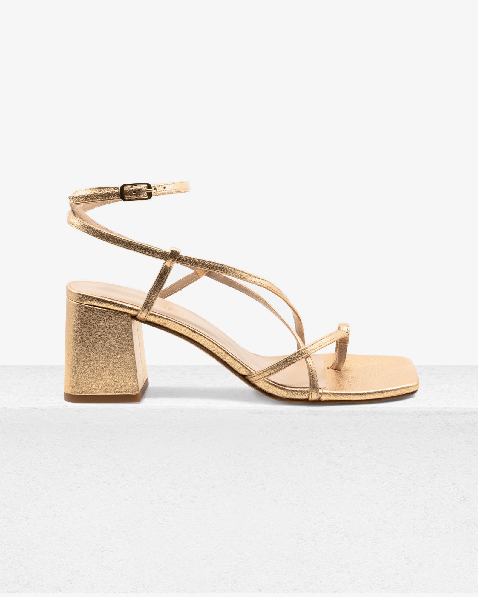 Ana Gold Sandal by Andrea Gomez