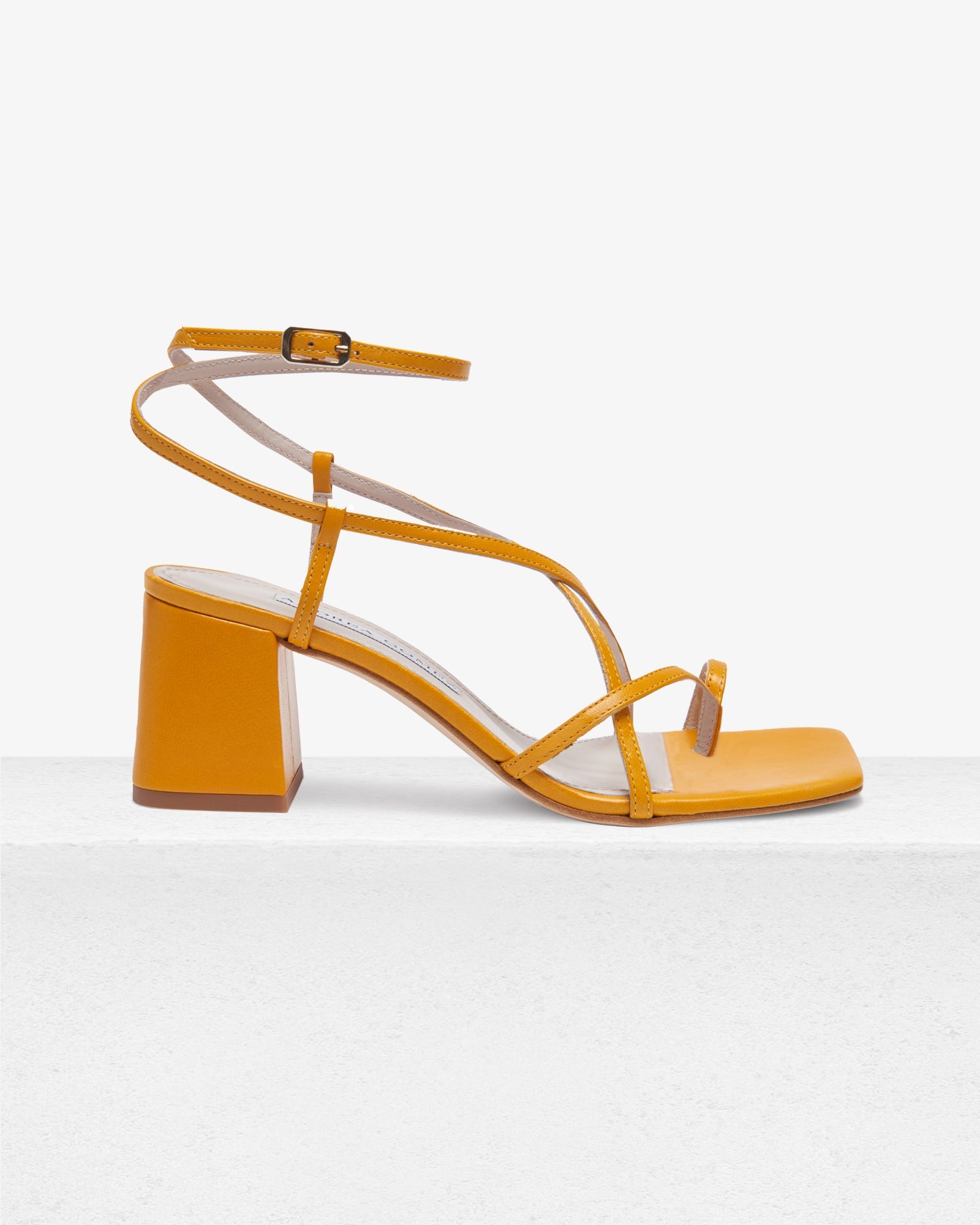 Ana Yellow Sandal by Andrea Gomez