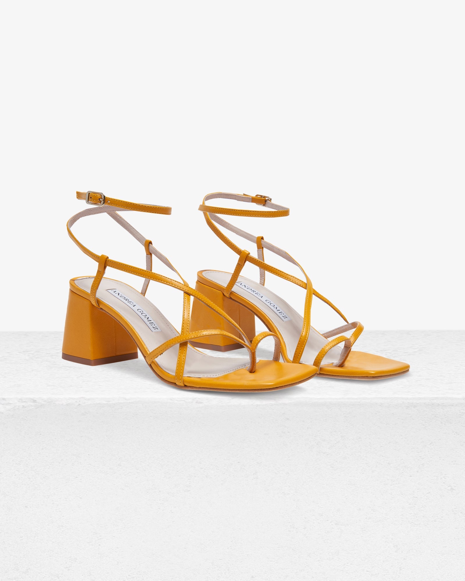 Ana Yellow Sandal by Andrea Gomez