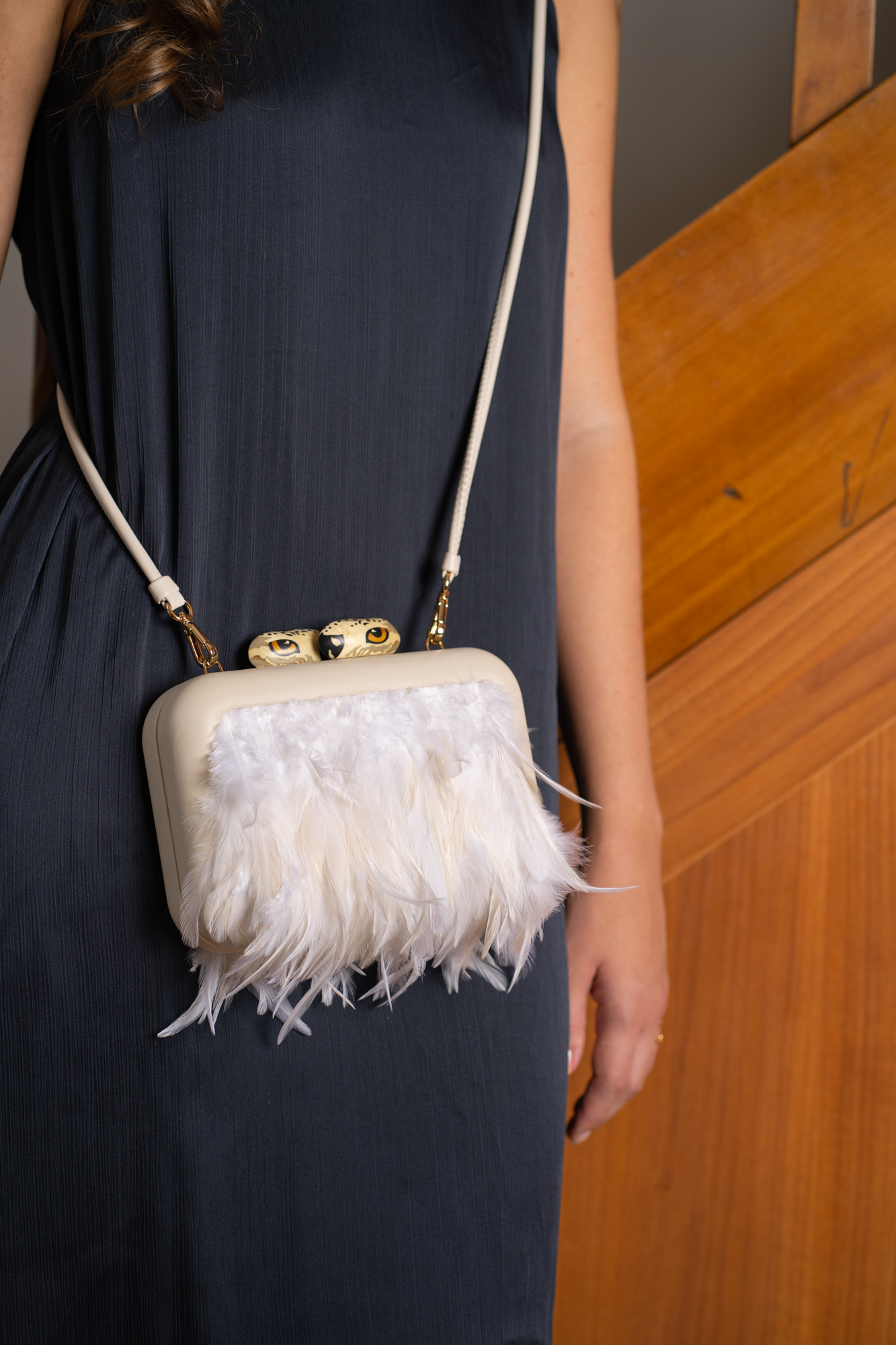 Animalis Owl White Clutch by Sy&Vie