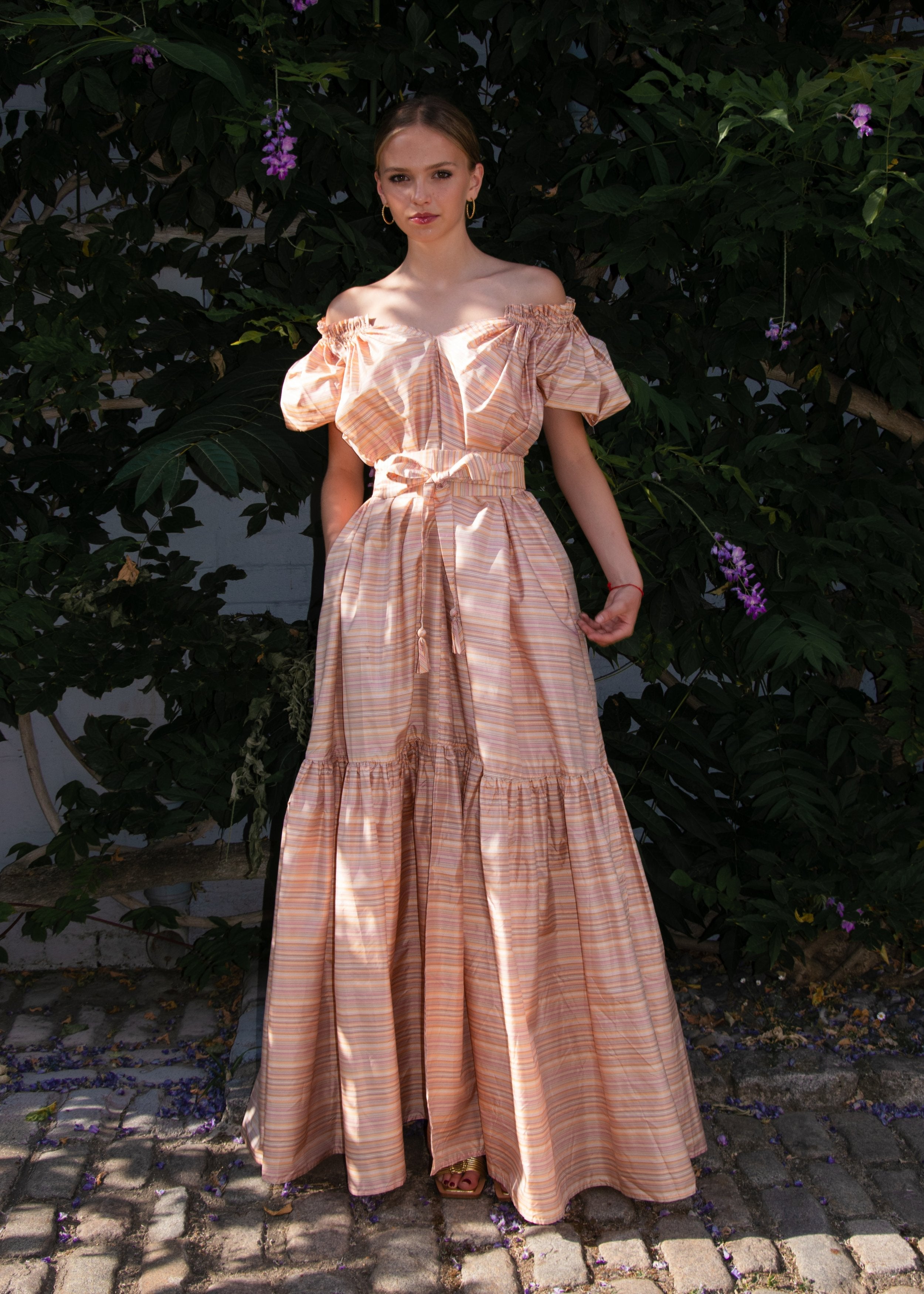 Bardot Maxi Gown by Anna Mason