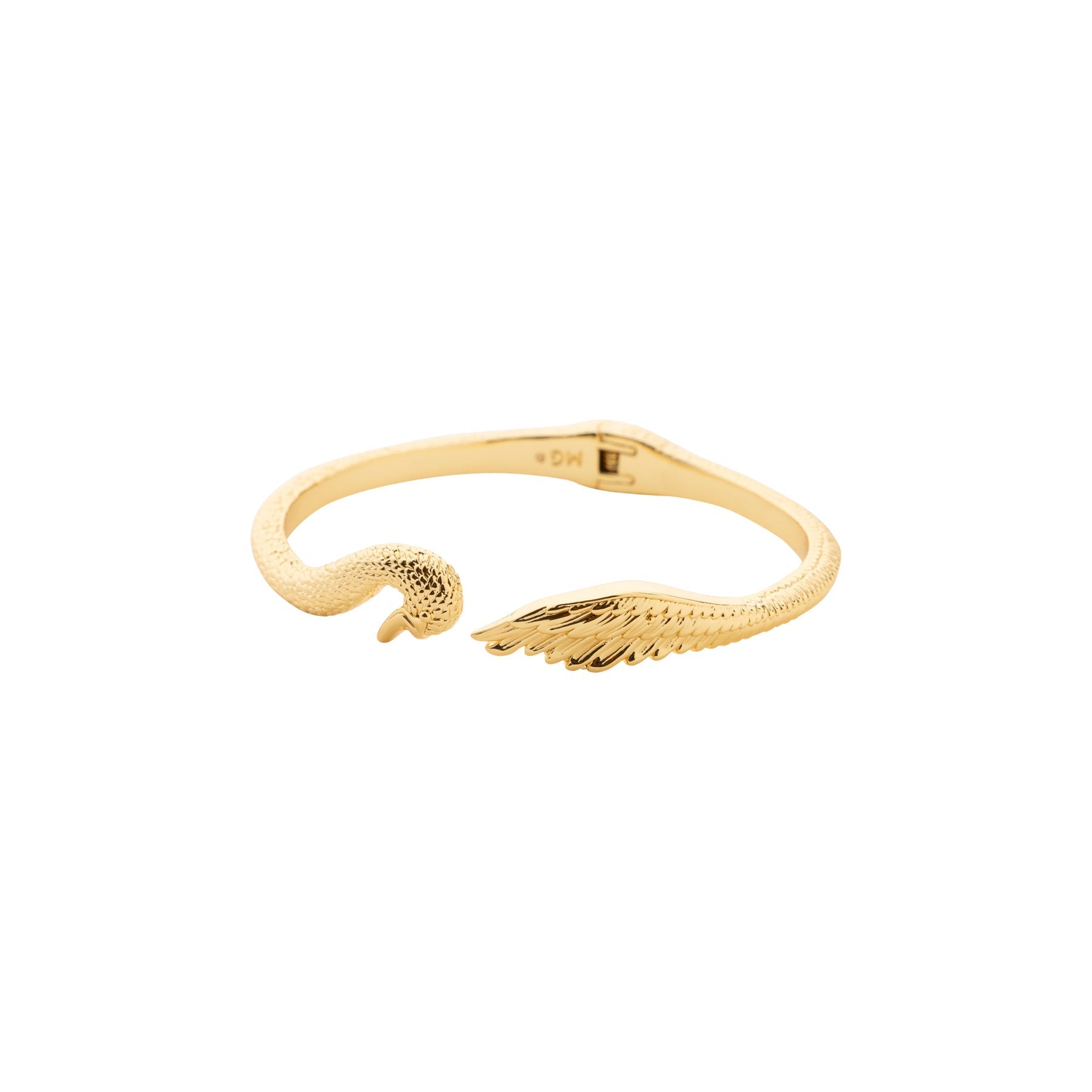 Swan Bangle by Mignonne Gavigan