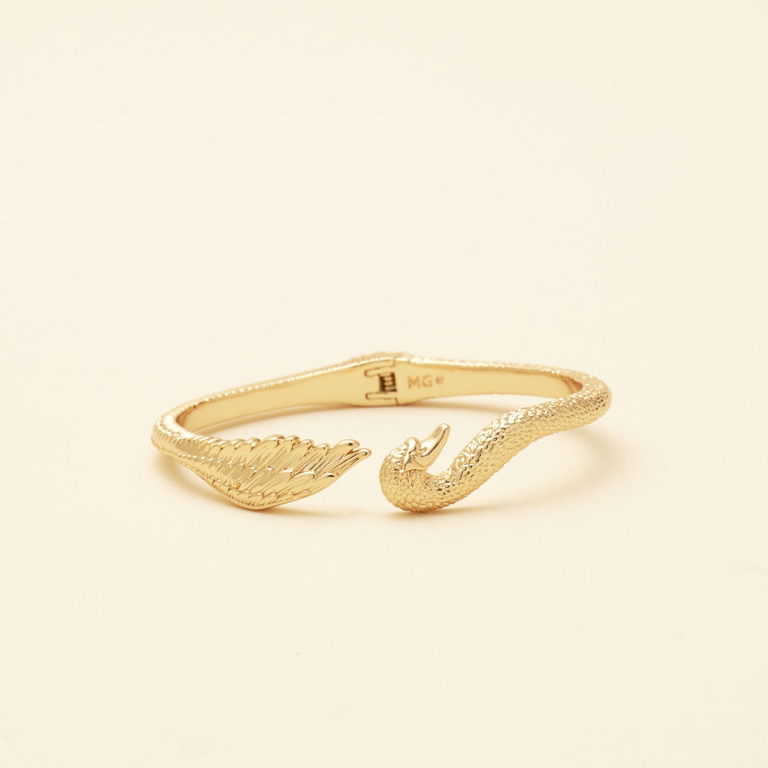 Swan Bangle by Mignonne Gavigan