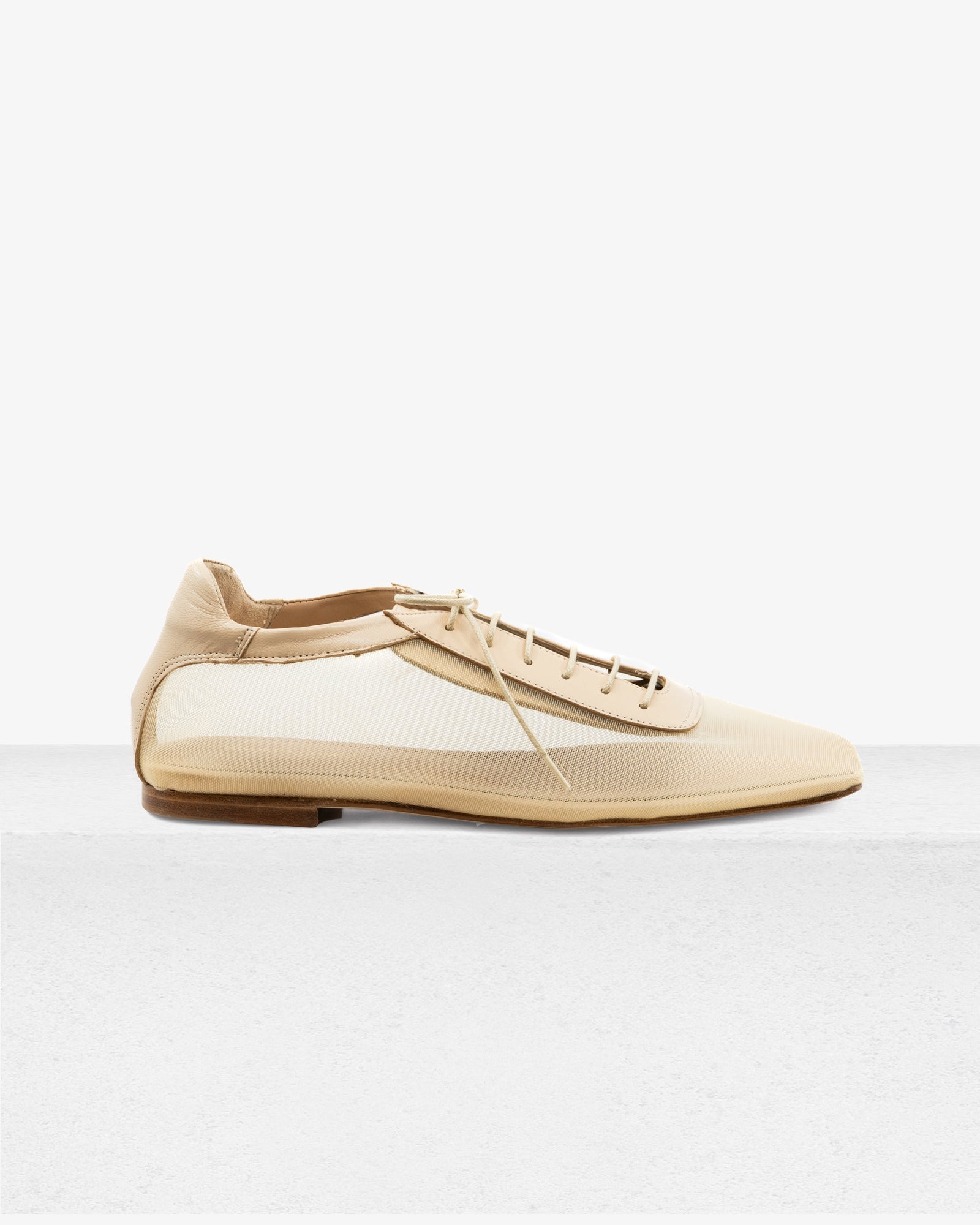 Antonia Clear Mesh Beige by Andrea Gomez