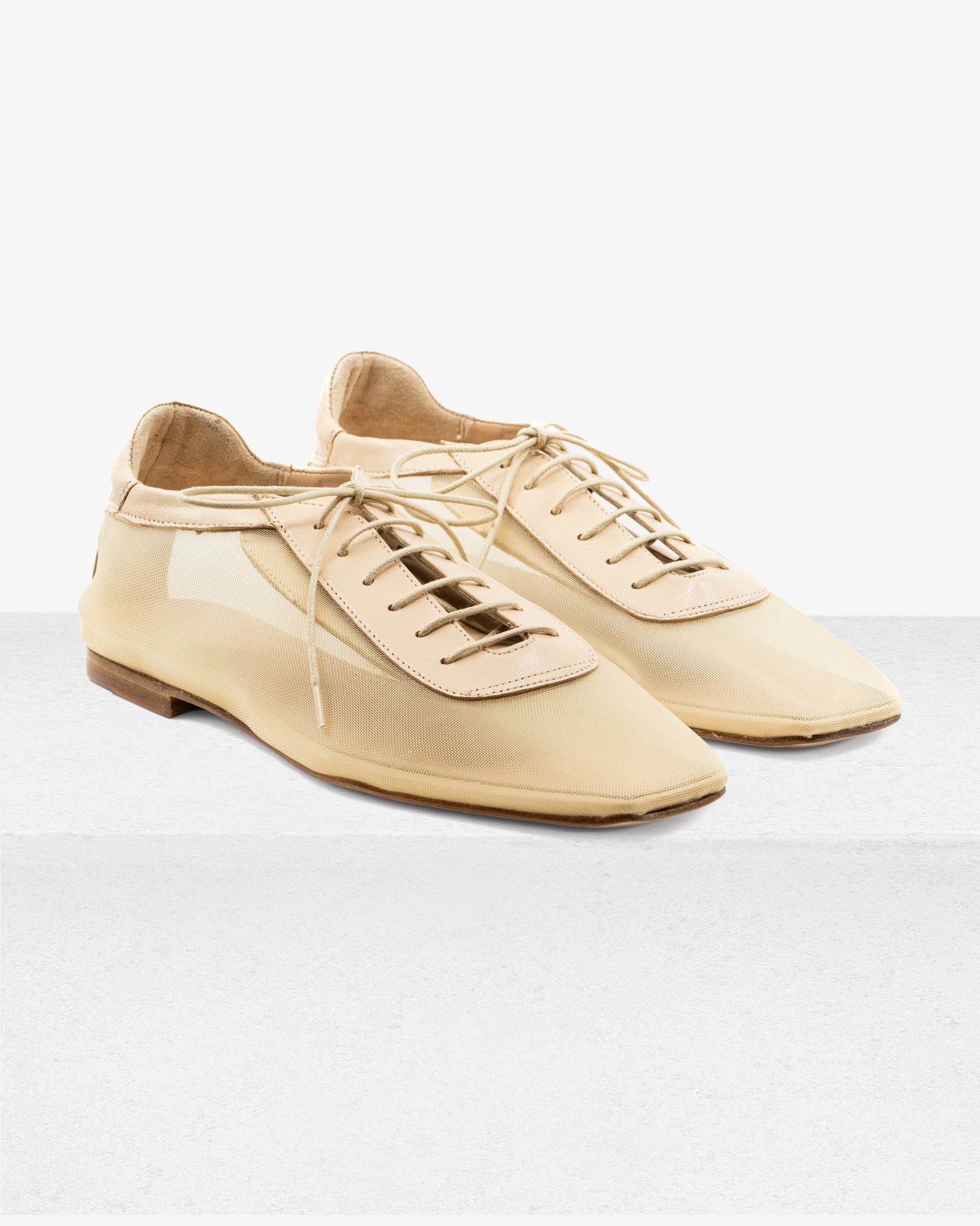 Antonia Clear Mesh Beige by Andrea Gomez
