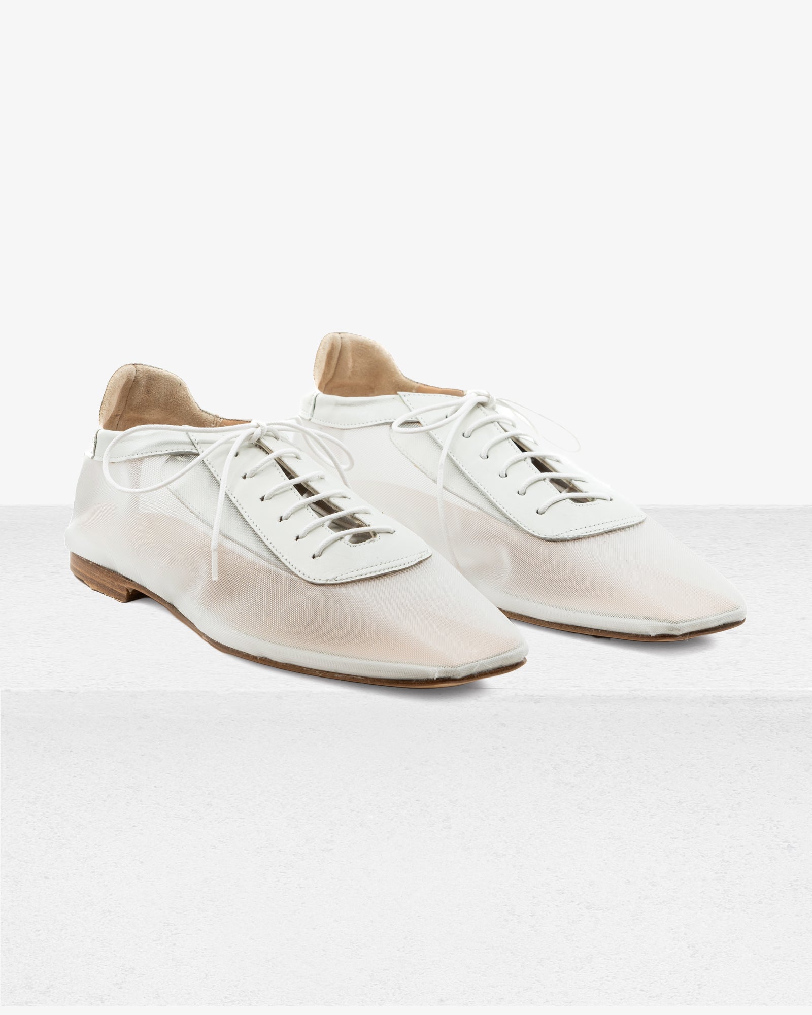 Antonia Clear Mesh White by Andrea Gomez