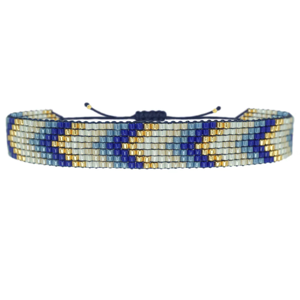 Bracelet - AB8 Chevron Miyuki by Zafiro Jewellers