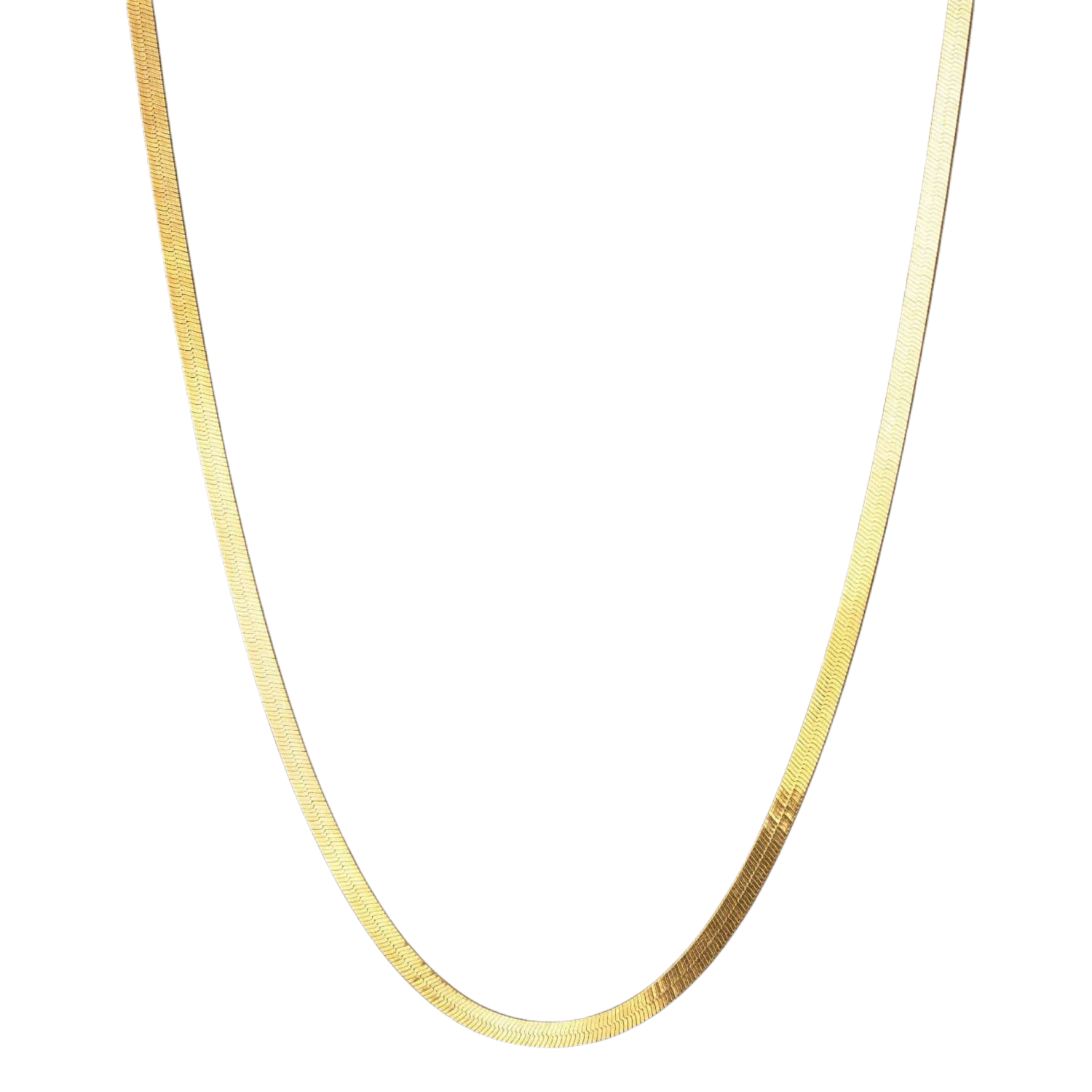 Herringbone Chain Necklace by Awe Inspired