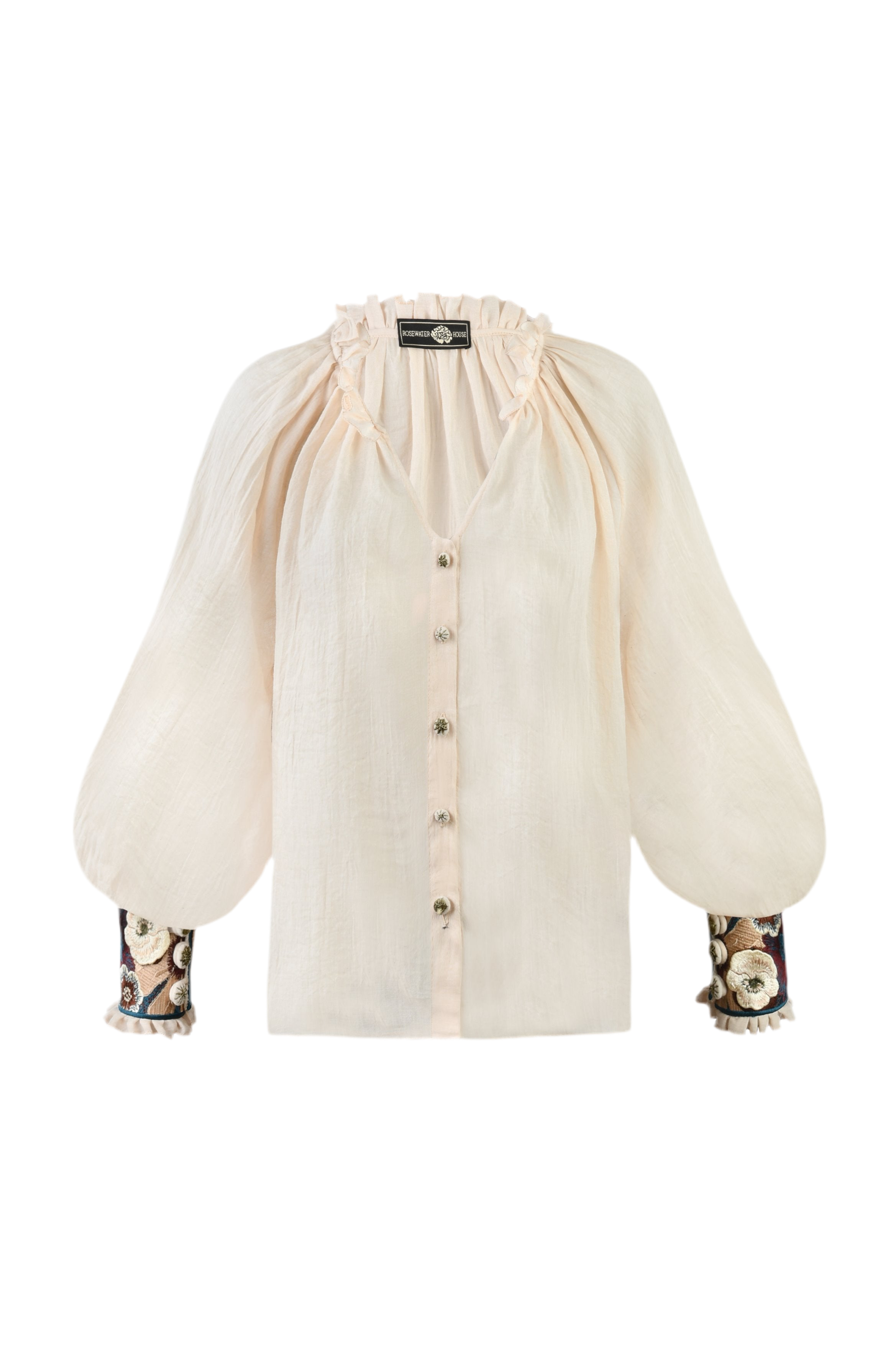 Pansy Blouse - Creme by RosewaterHouse