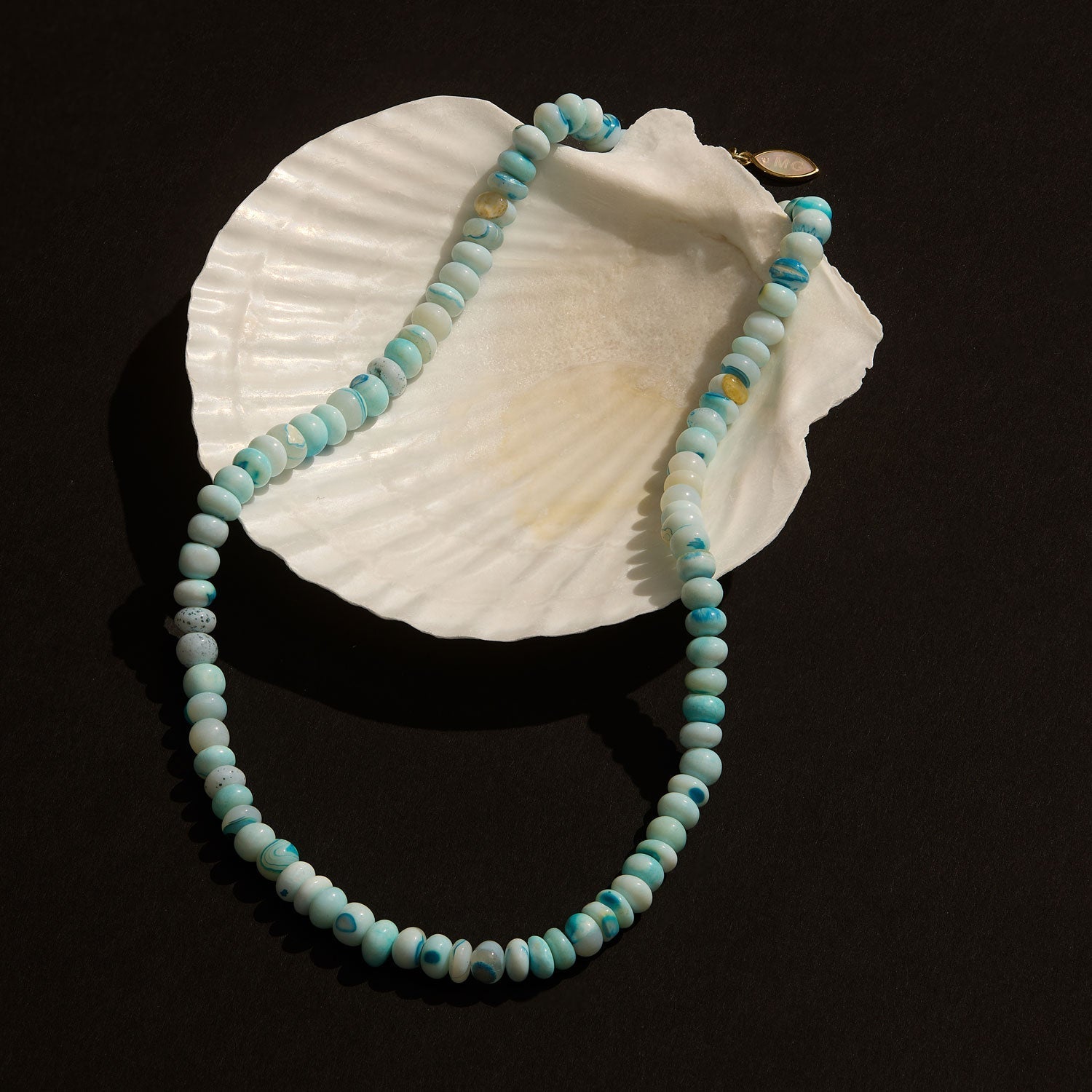 Alia Necklace Blue Opal by Mignonne Gavigan