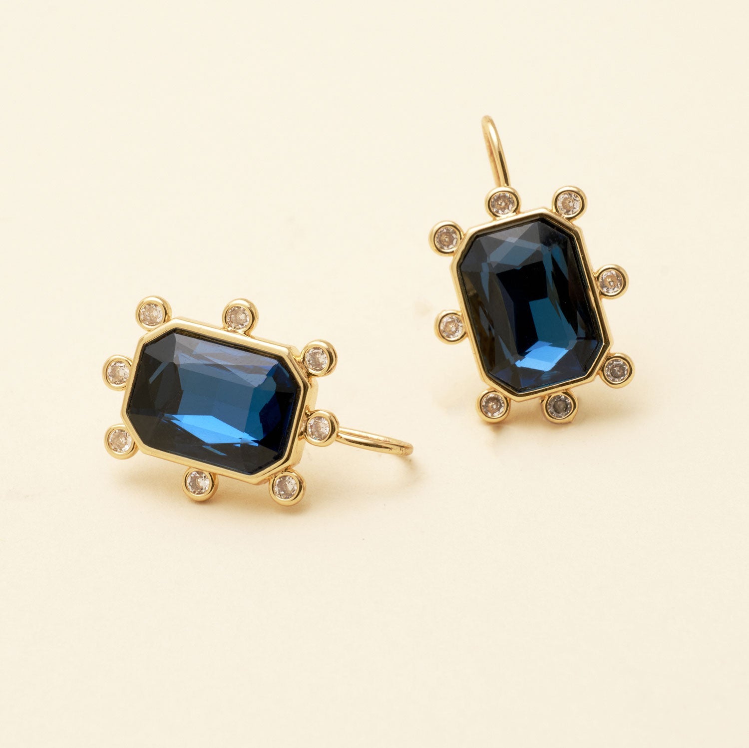 Greenwich Earrings Blues by Mignonne Gavigan