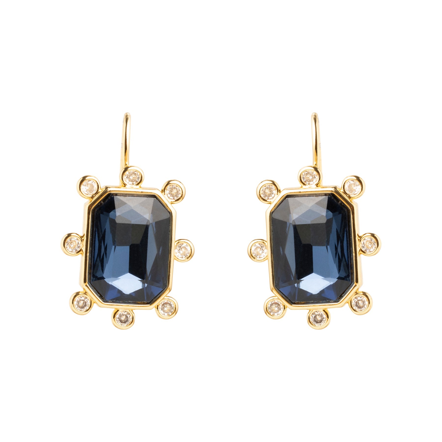 Greenwich Earrings Blues by Mignonne Gavigan