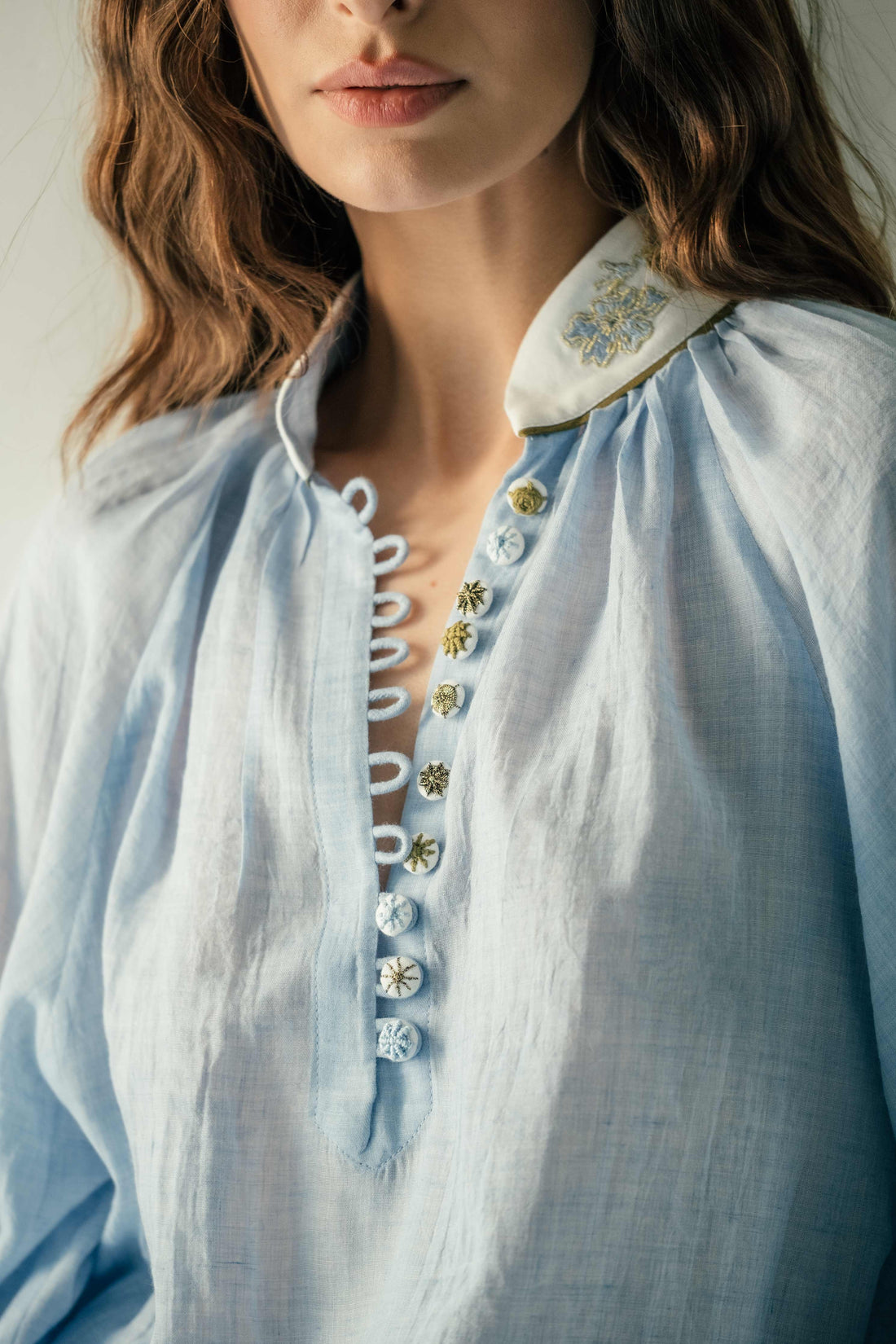 Ivy Blouse - Dark Blue