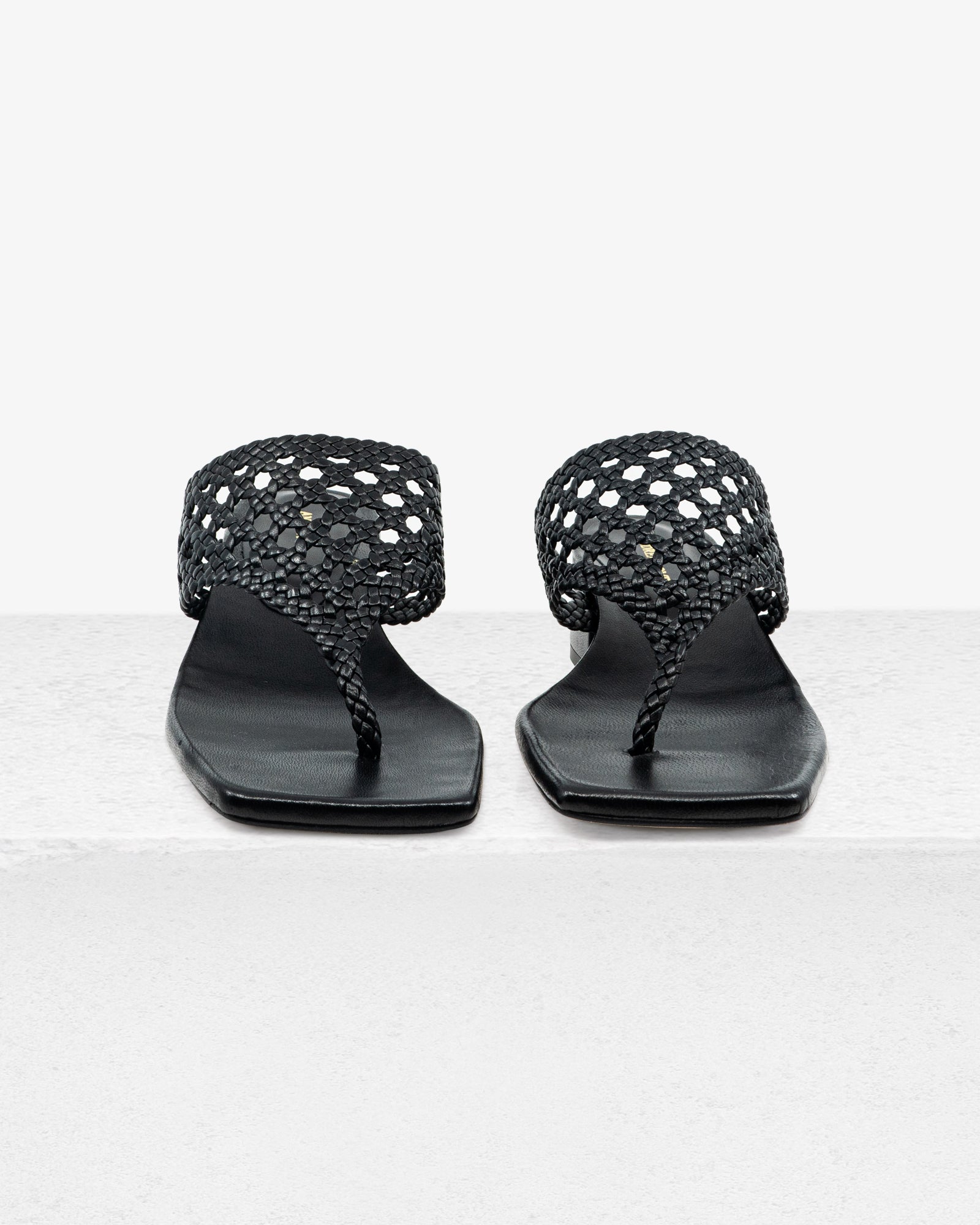 Brenda Black Sandal by Andrea Gomez