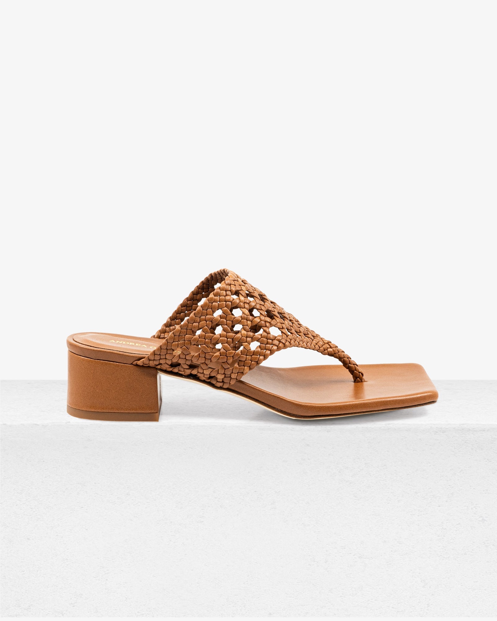 Brenda Camel Sandal by Andrea Gomez