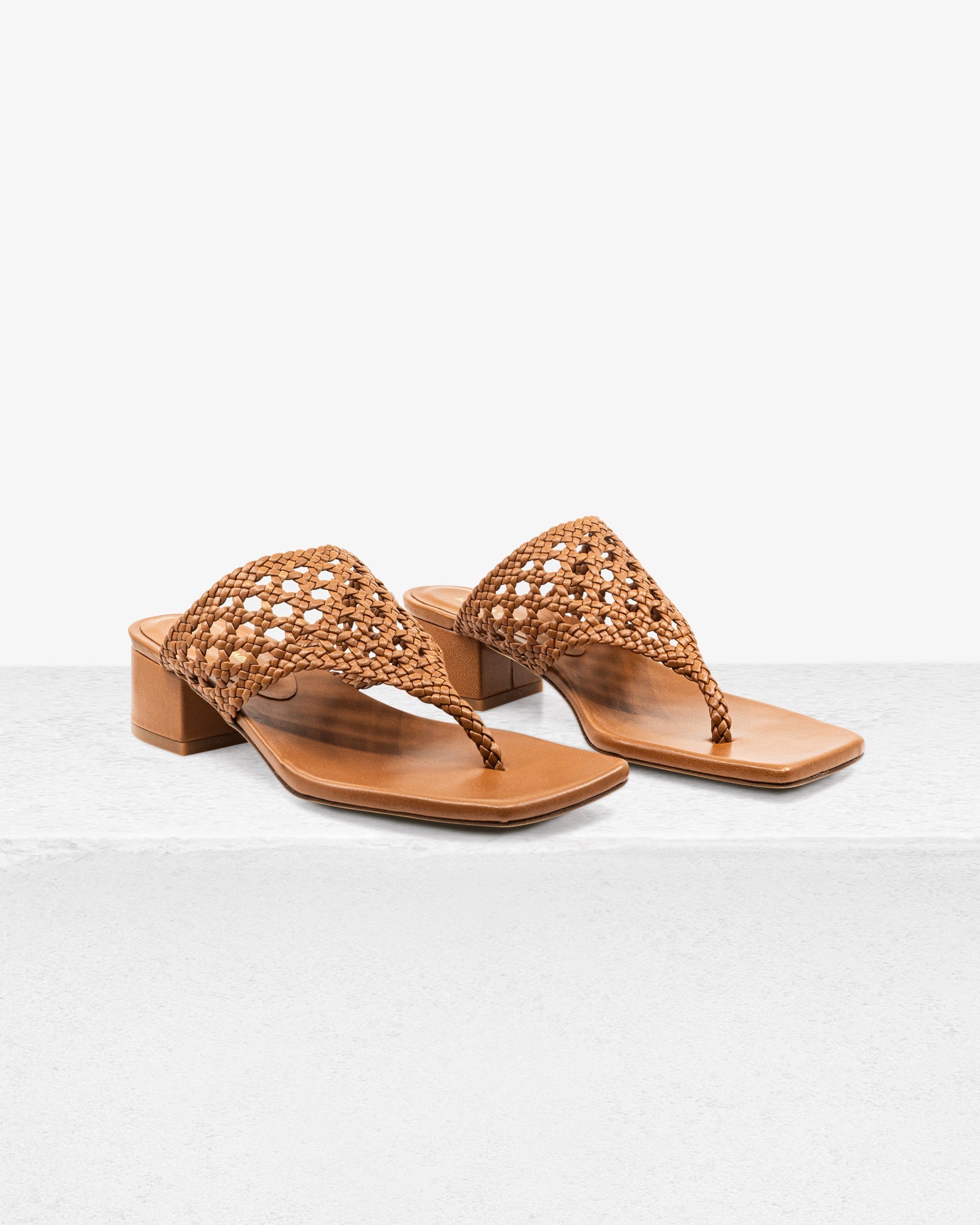 Brenda Camel Sandal by Andrea Gomez