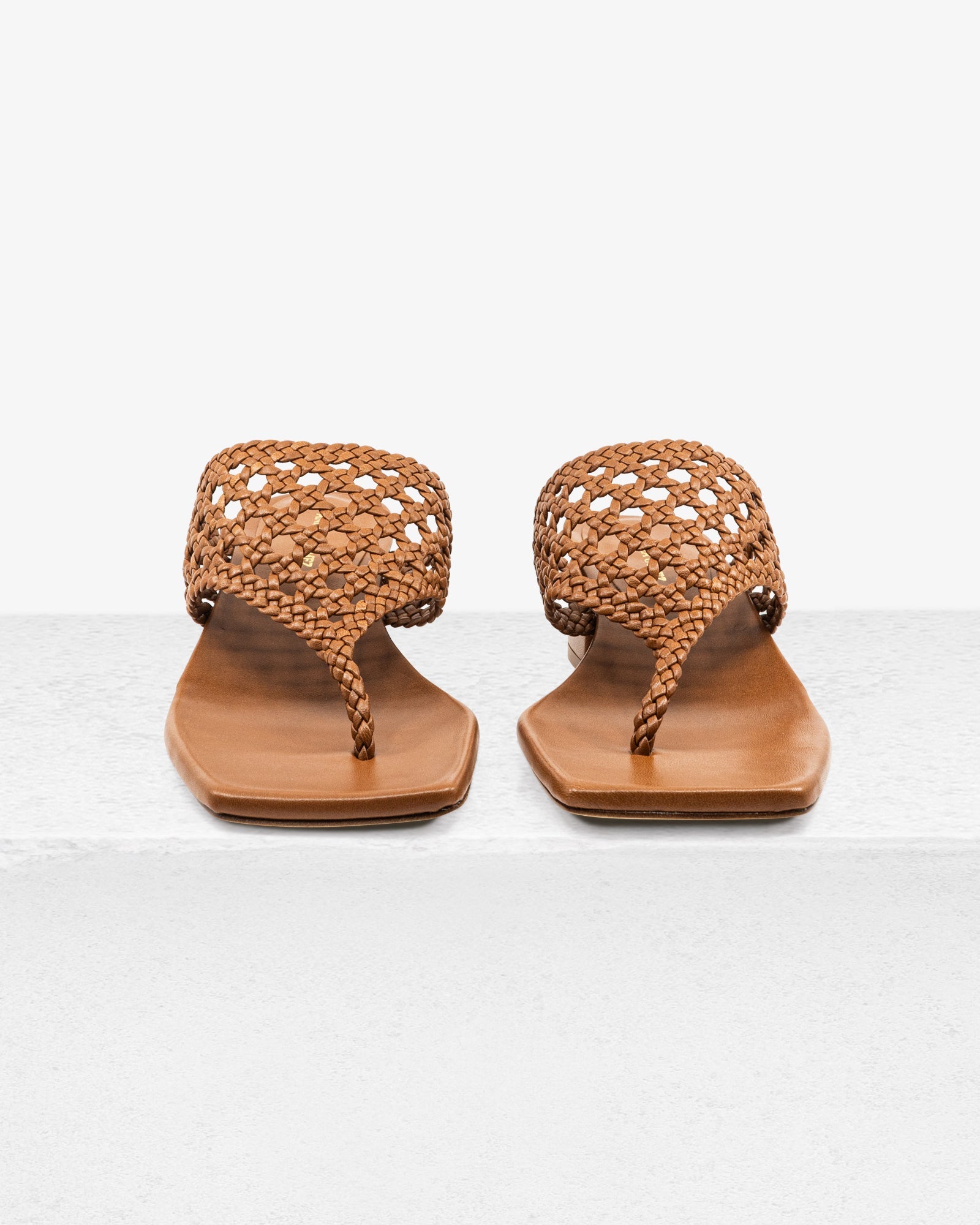 Brenda Camel Sandal by Andrea Gomez