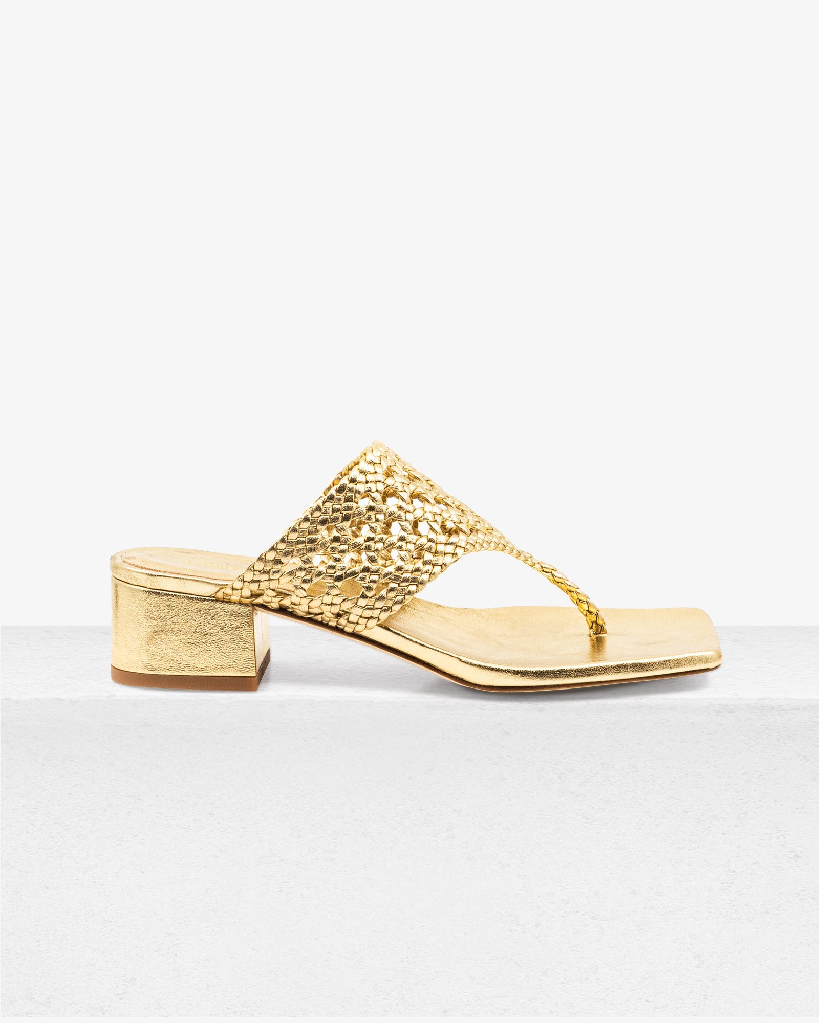 Brenda Gold Sandal by Andrea Gomez