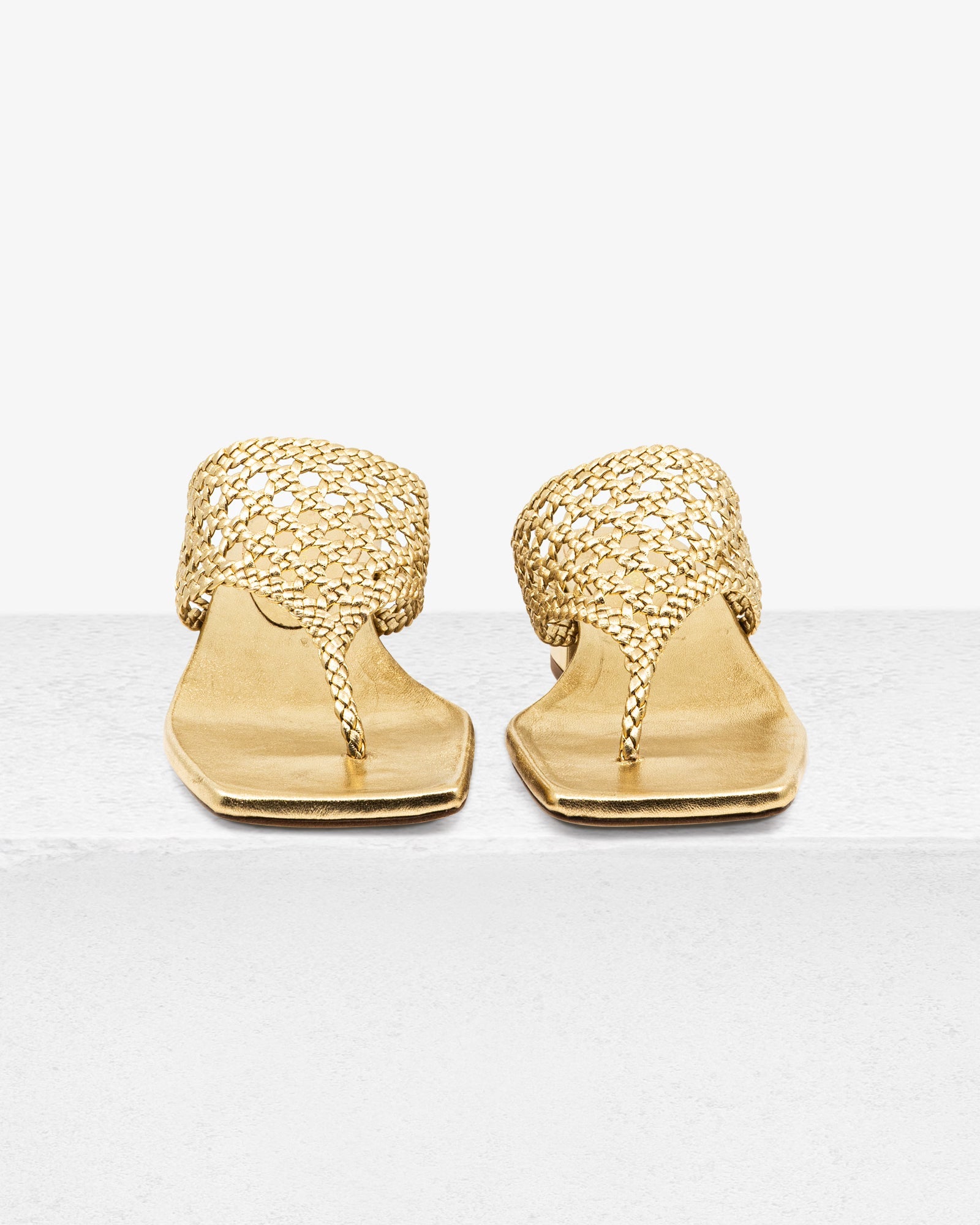 Brenda Gold Sandal by Andrea Gomez