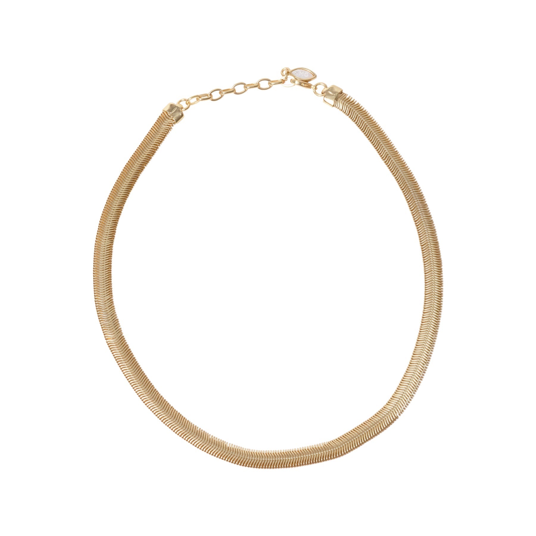 Susannah Necklace Brushed Gold by Mignonne Gavigan